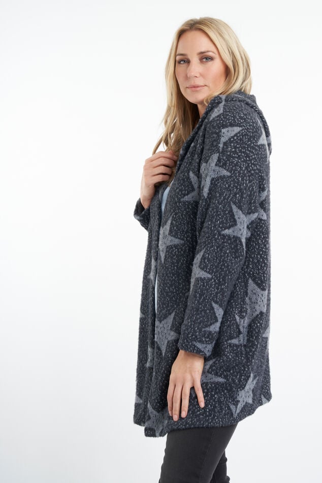 Cardigan à imprimé étoilé image number 7