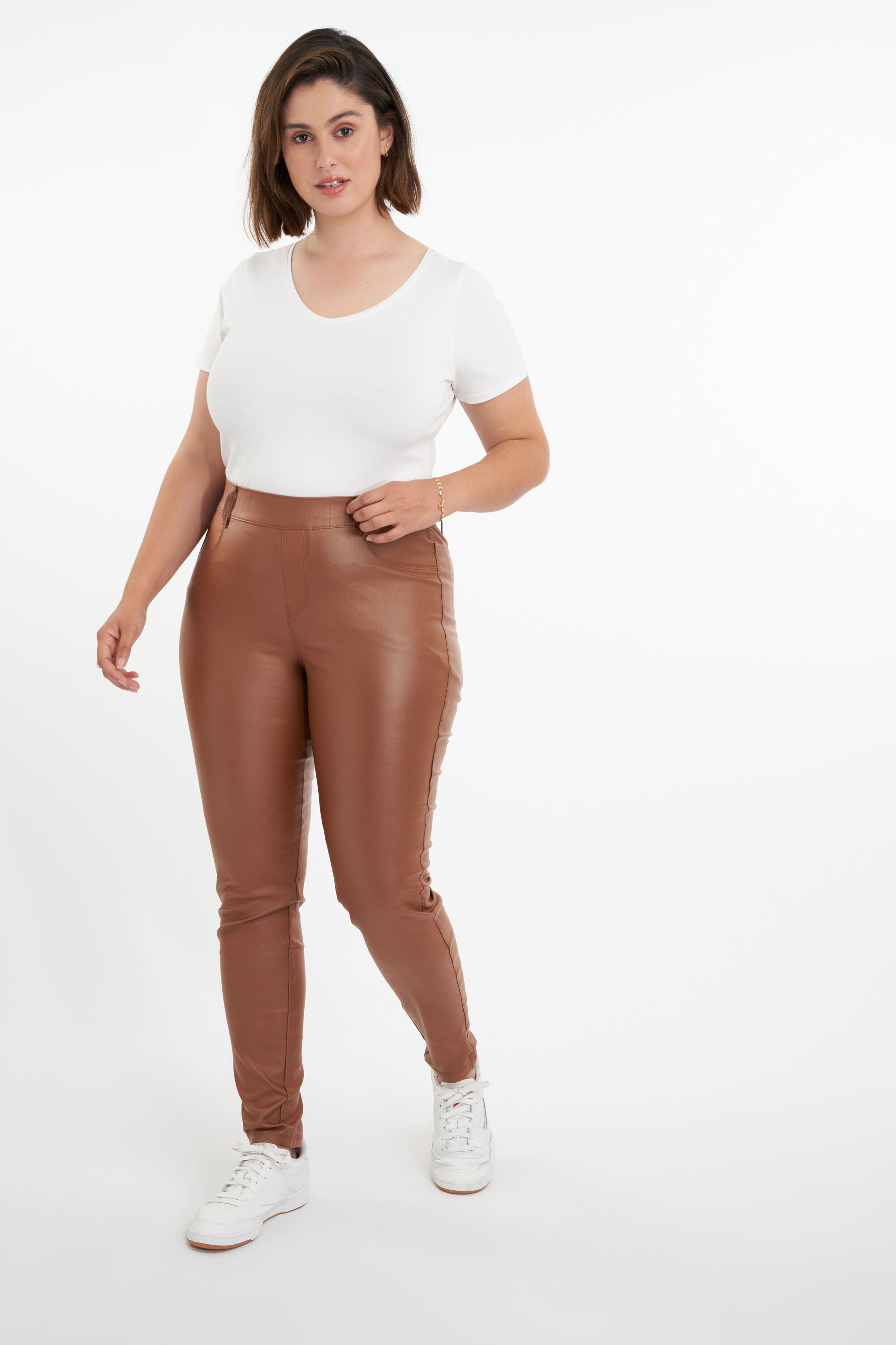 Tregging slim fit 32 inch POPPY  image number 5