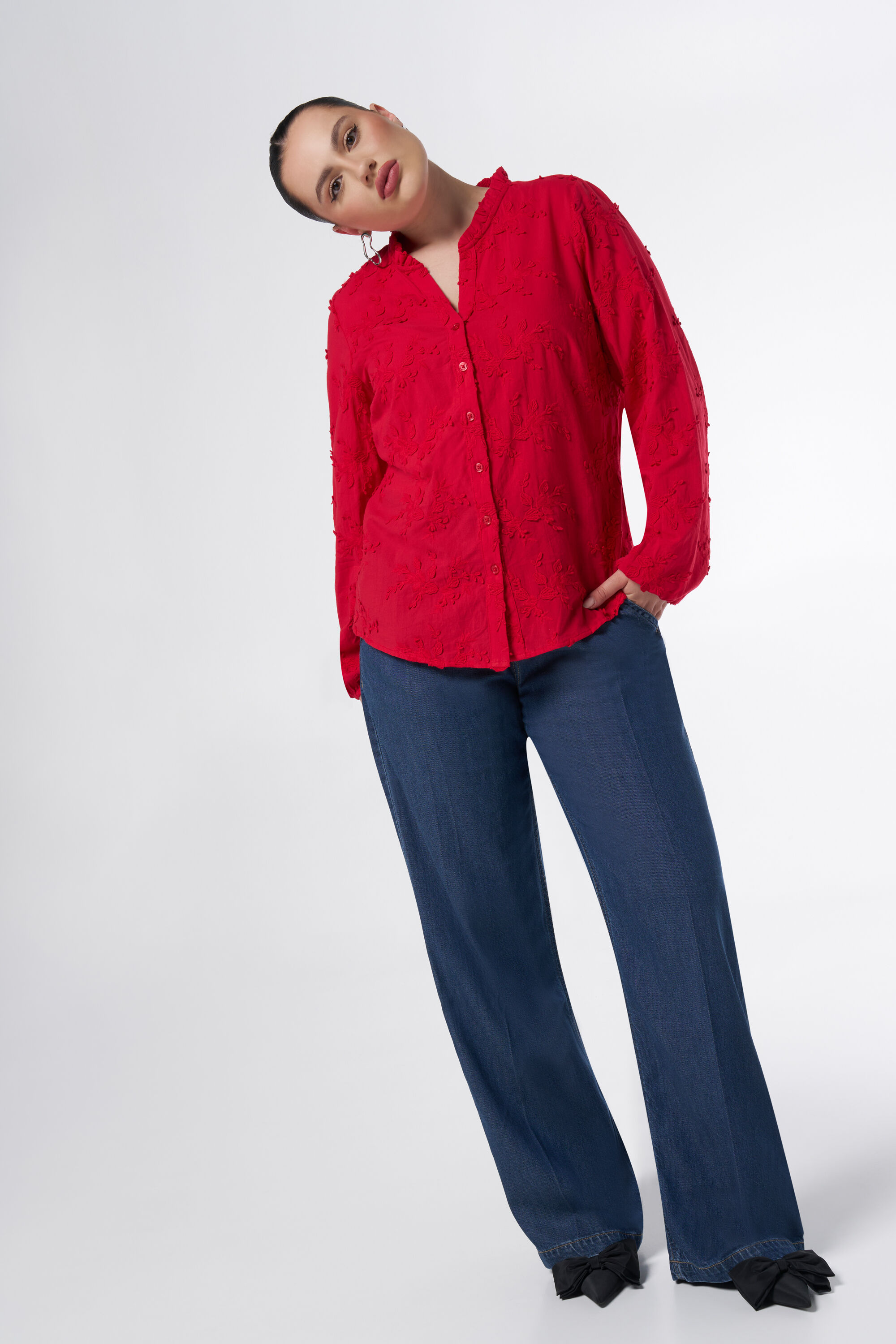 Chemisier avec broderie image number 5