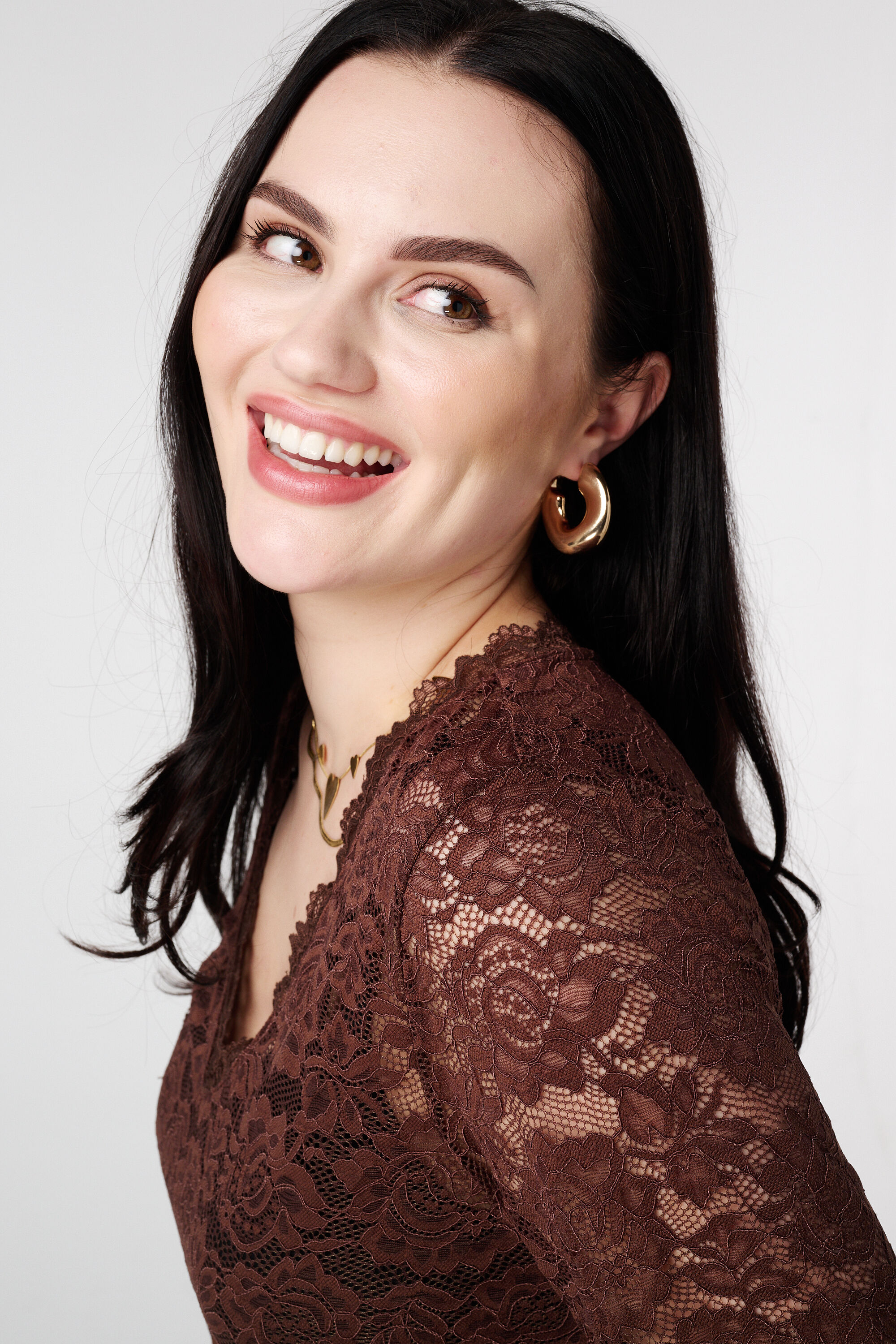 Top &agrave; manches longues en dentelle image number 4