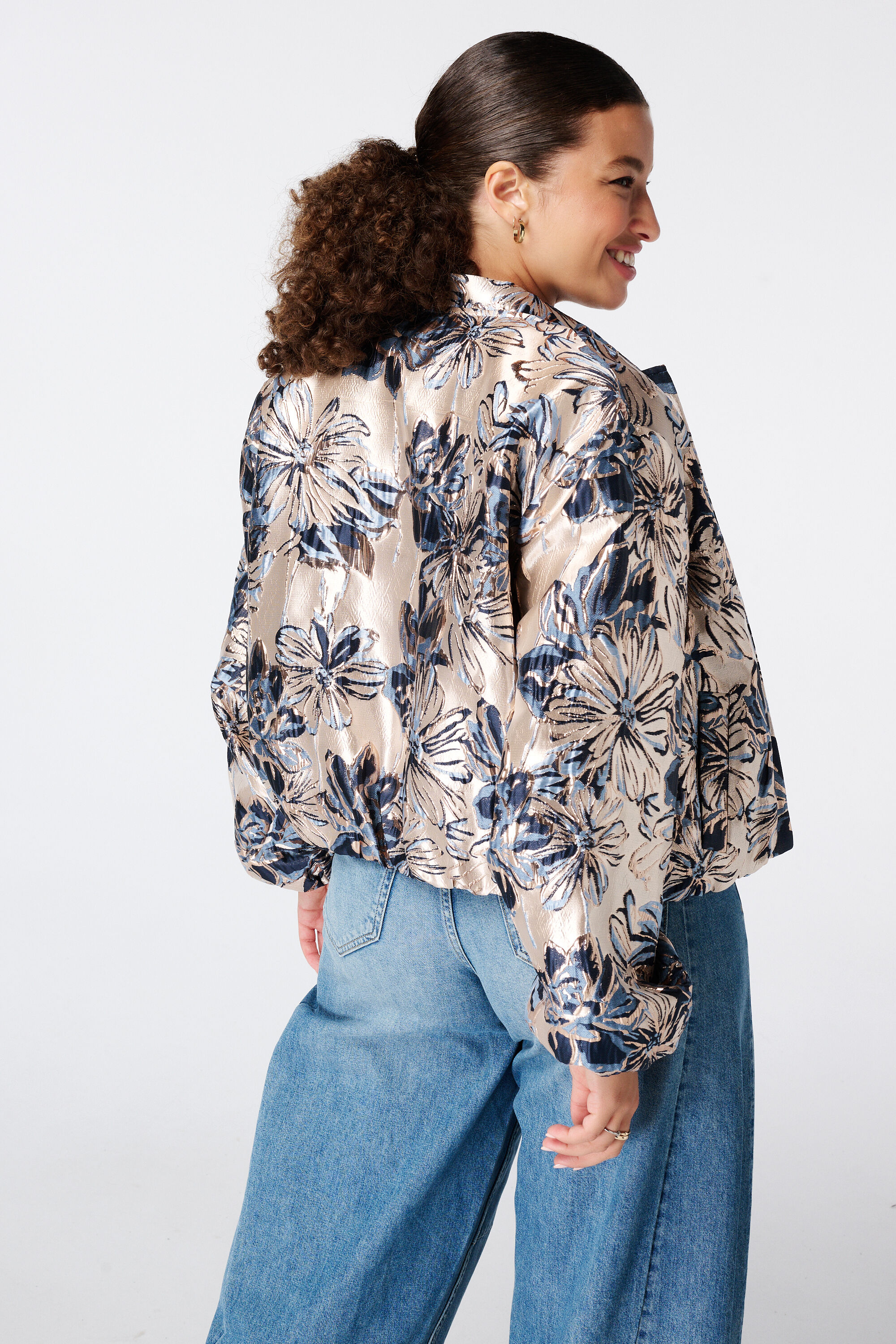 Blouson bomber jacquard image number 3