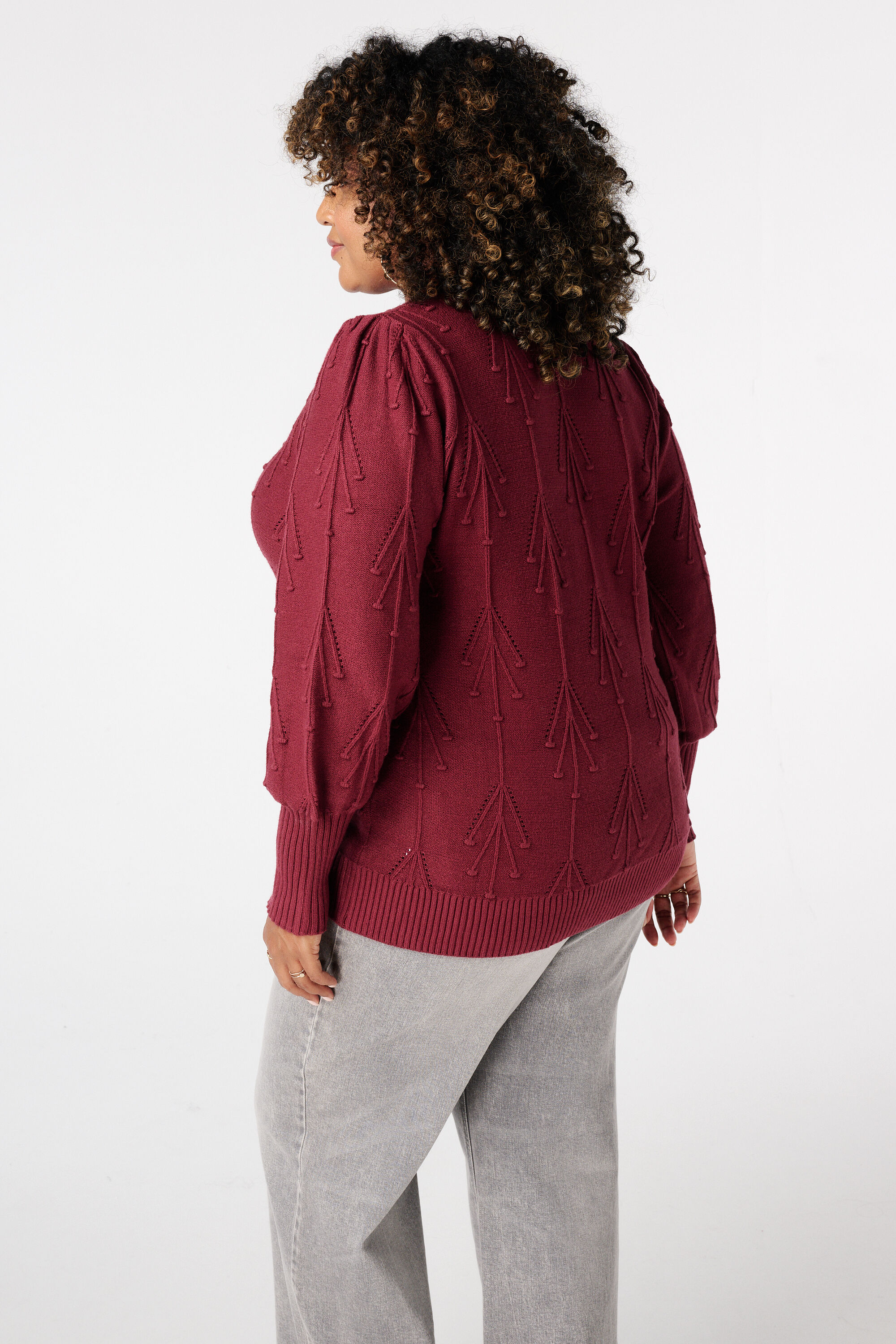 Pull avec imprim&eacute; brod&eacute; image number 3