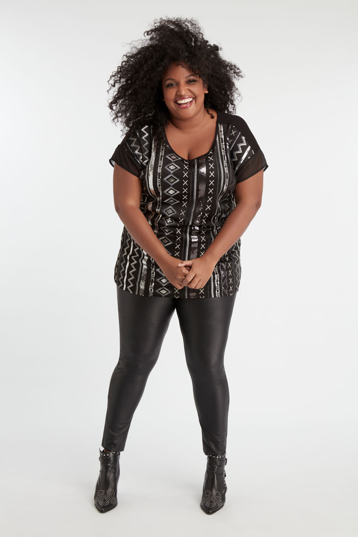 Legging en similicuir image number 5