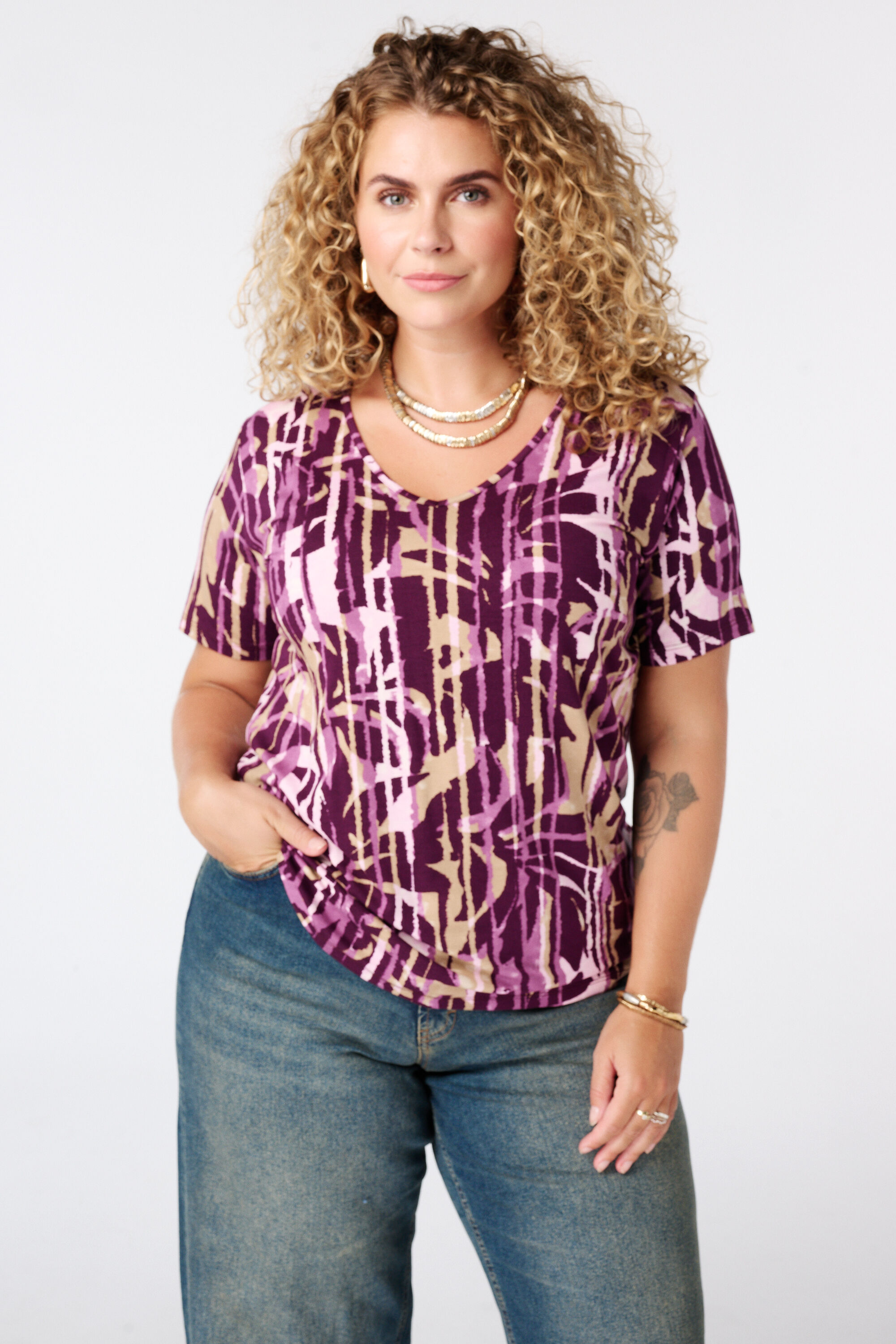 T-shirt avec imprim&eacute;