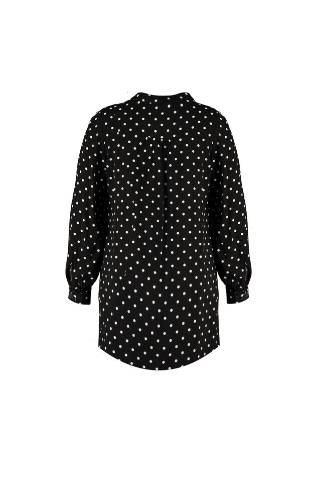 Chemisier tunique à pois image number 2