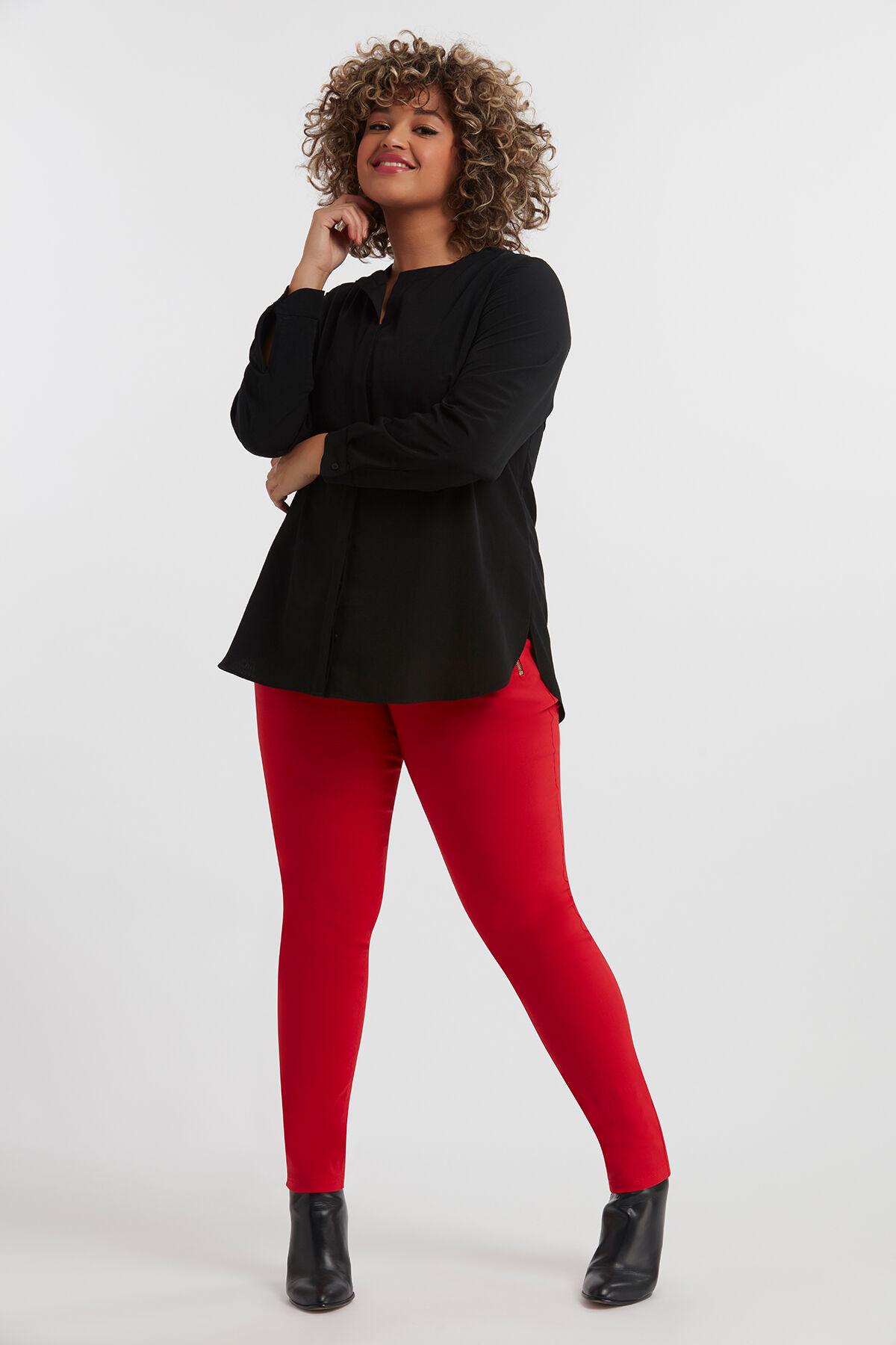 Pantalon avec fermetures &Eacute;clair image number 4