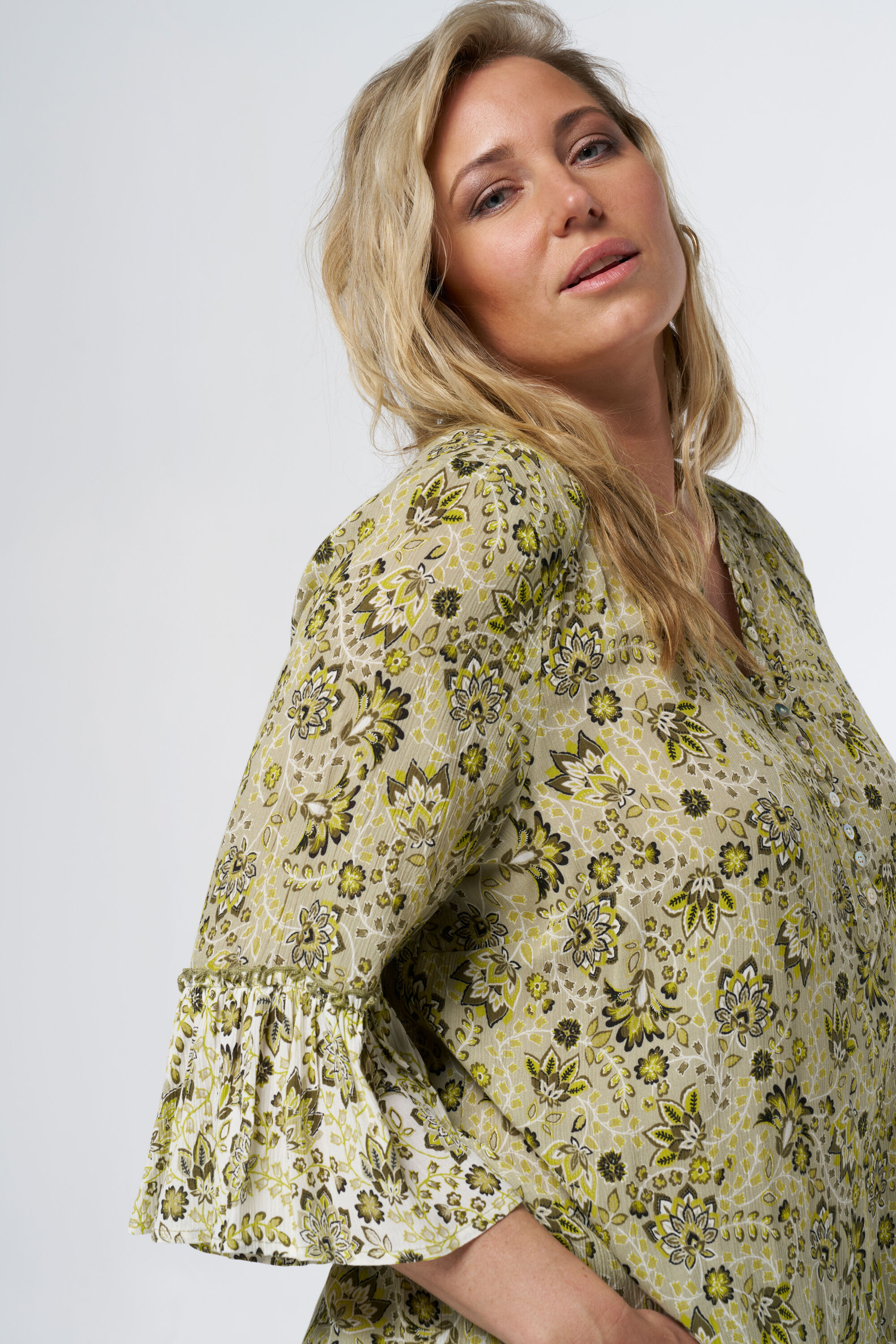 Chemisier avec imprim&eacute; image number 4