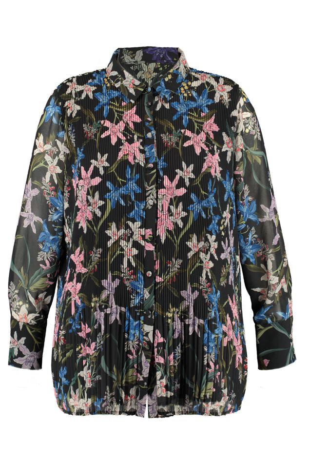 Chemisier fait de tissu plissé image number 1