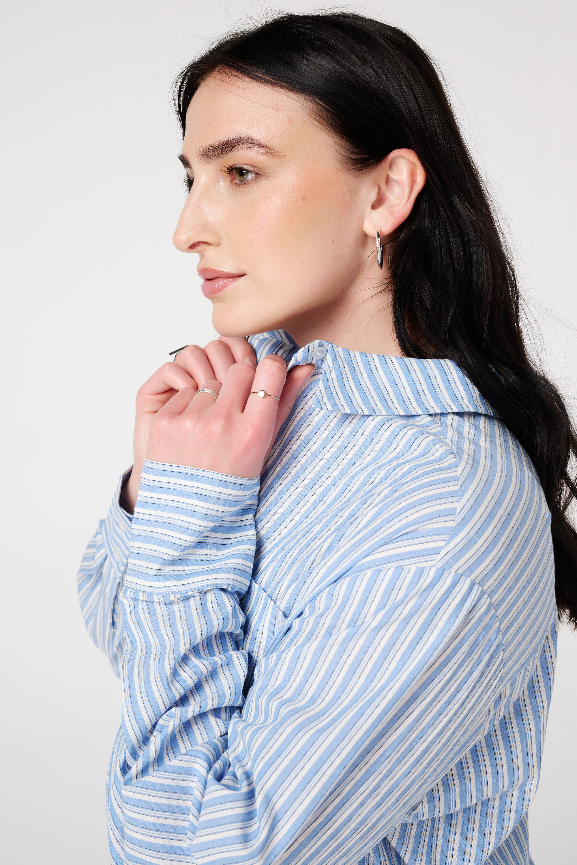 Blouse en coton ray&eacute; image number 4