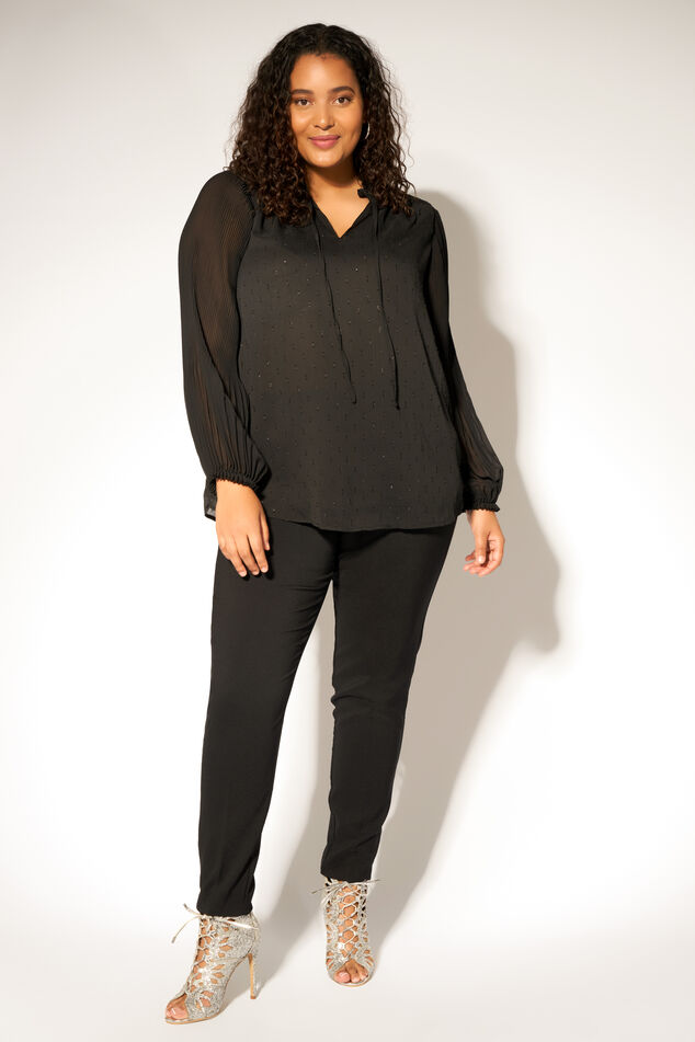 Chemisier à manches plissées image number 0