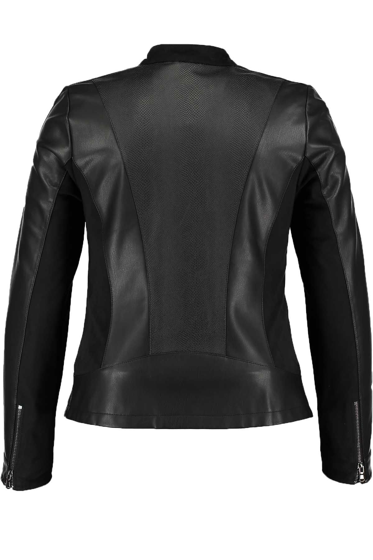 Veste motard en simili cuir image number 2