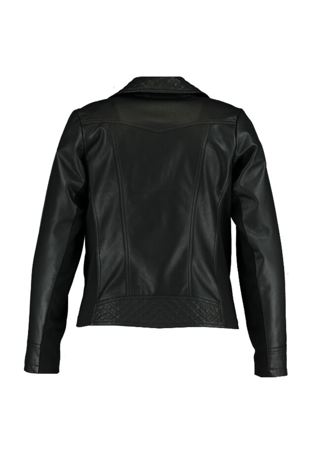 Veste motard en simili cuir image number 2