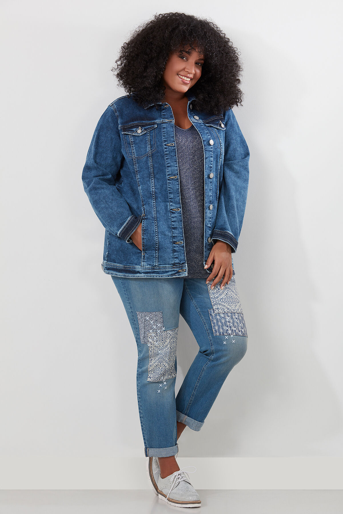 Veste discount longue oversize