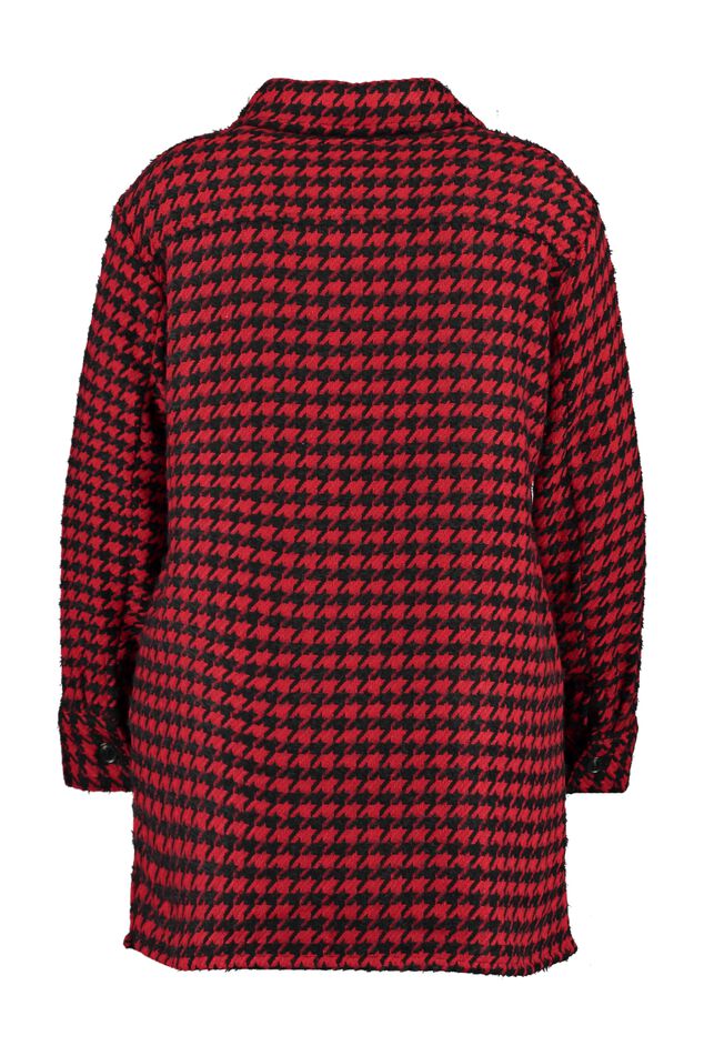 Veste chemise avec imprimé pied-de-poule image number 2