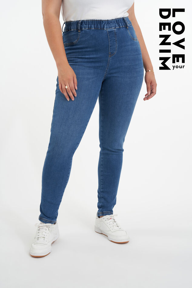 Tregging slim fit 30 inch POPPY  image number 0