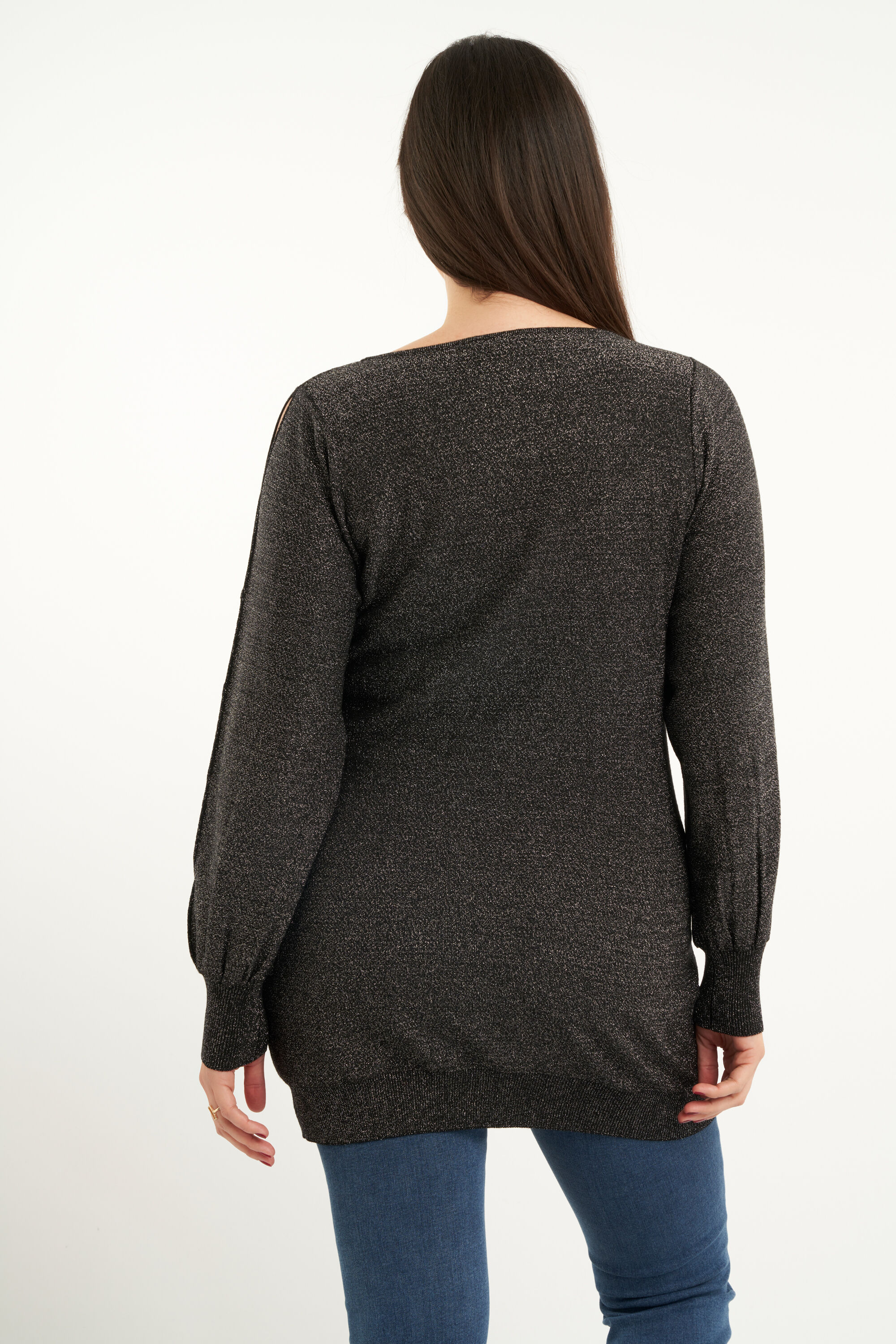 Pull long &agrave; paillettes image number 3