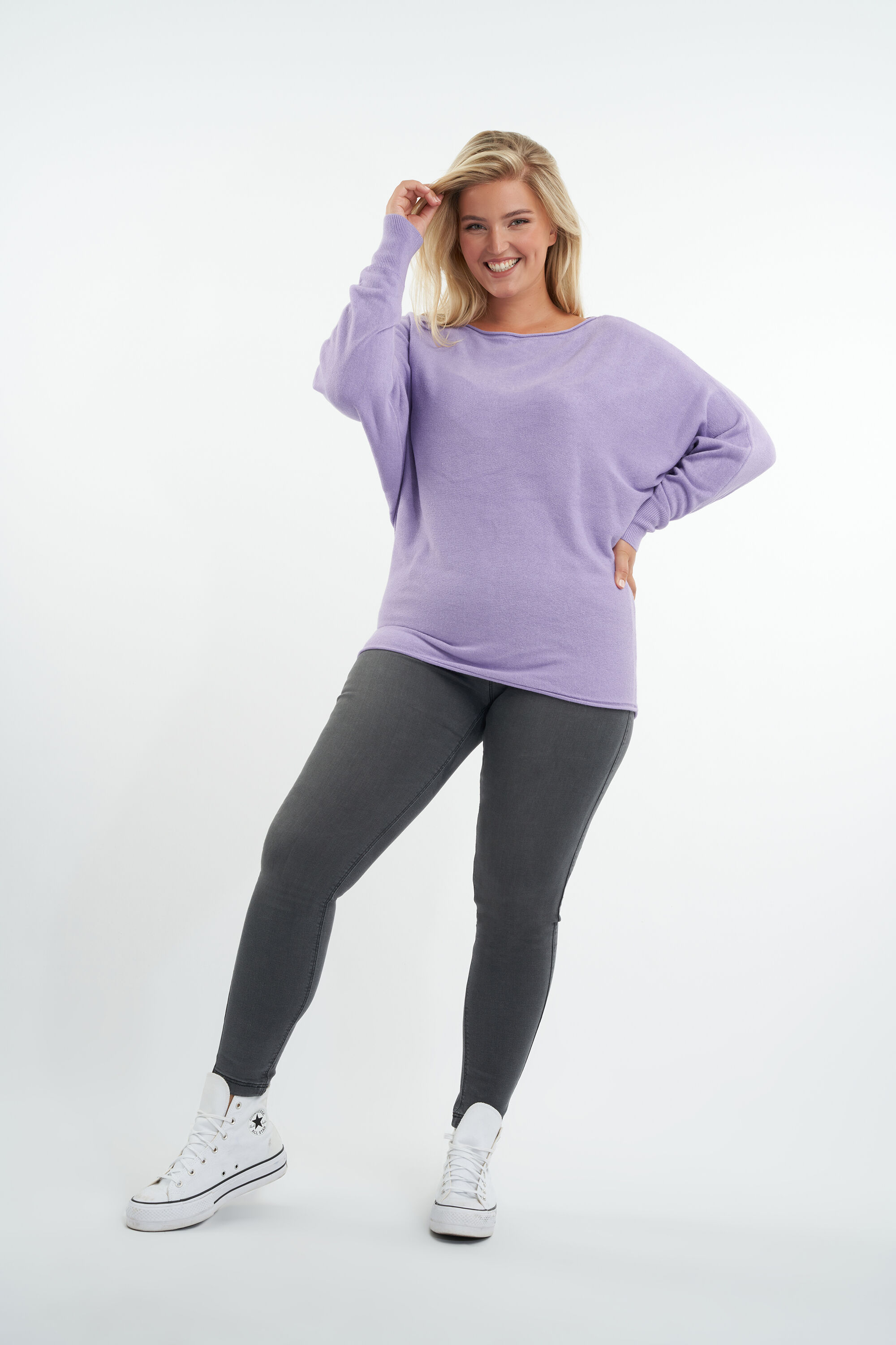 Pull &agrave; manches chauve-souris image number 5