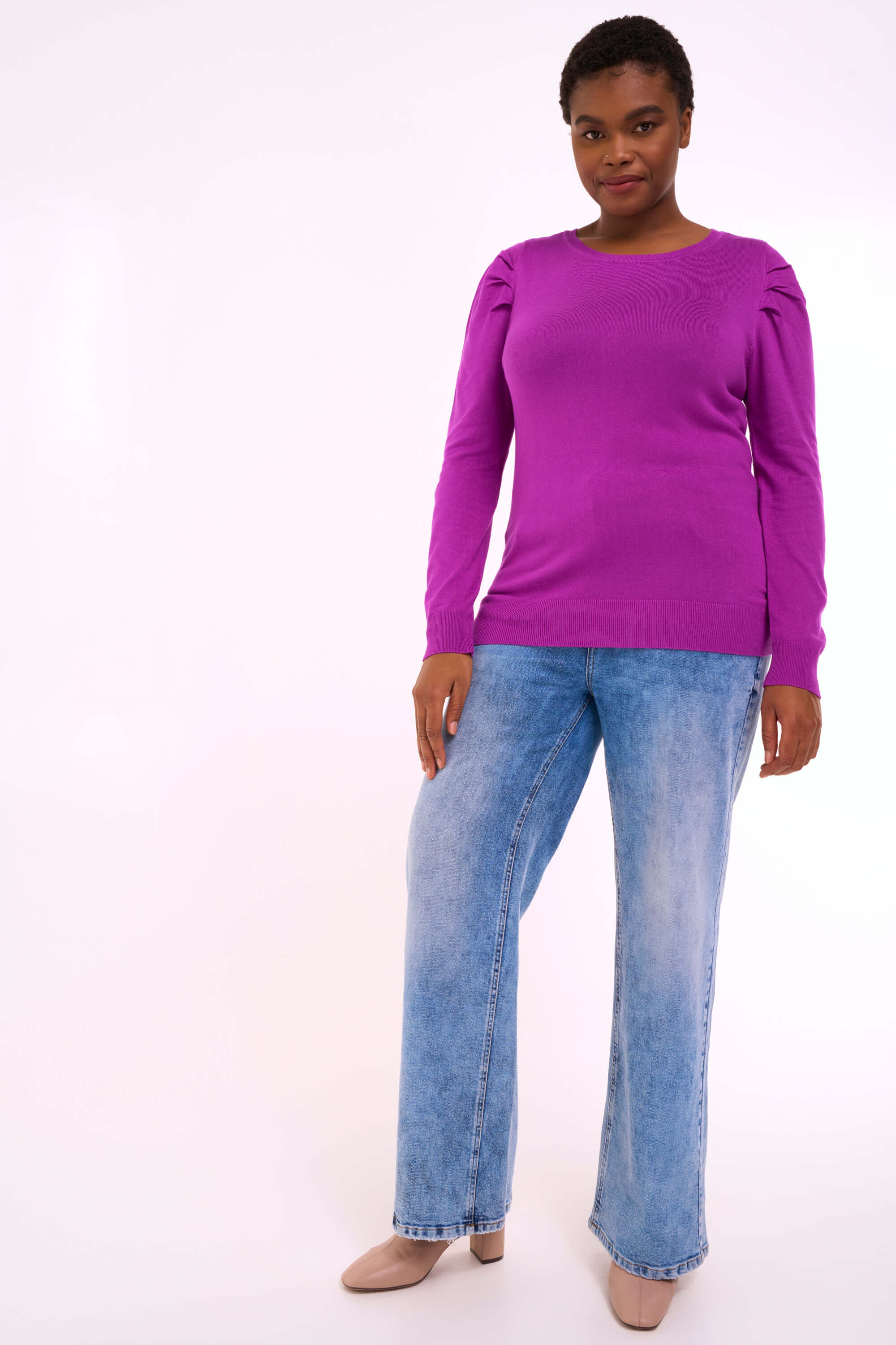 Pull discount en mailles