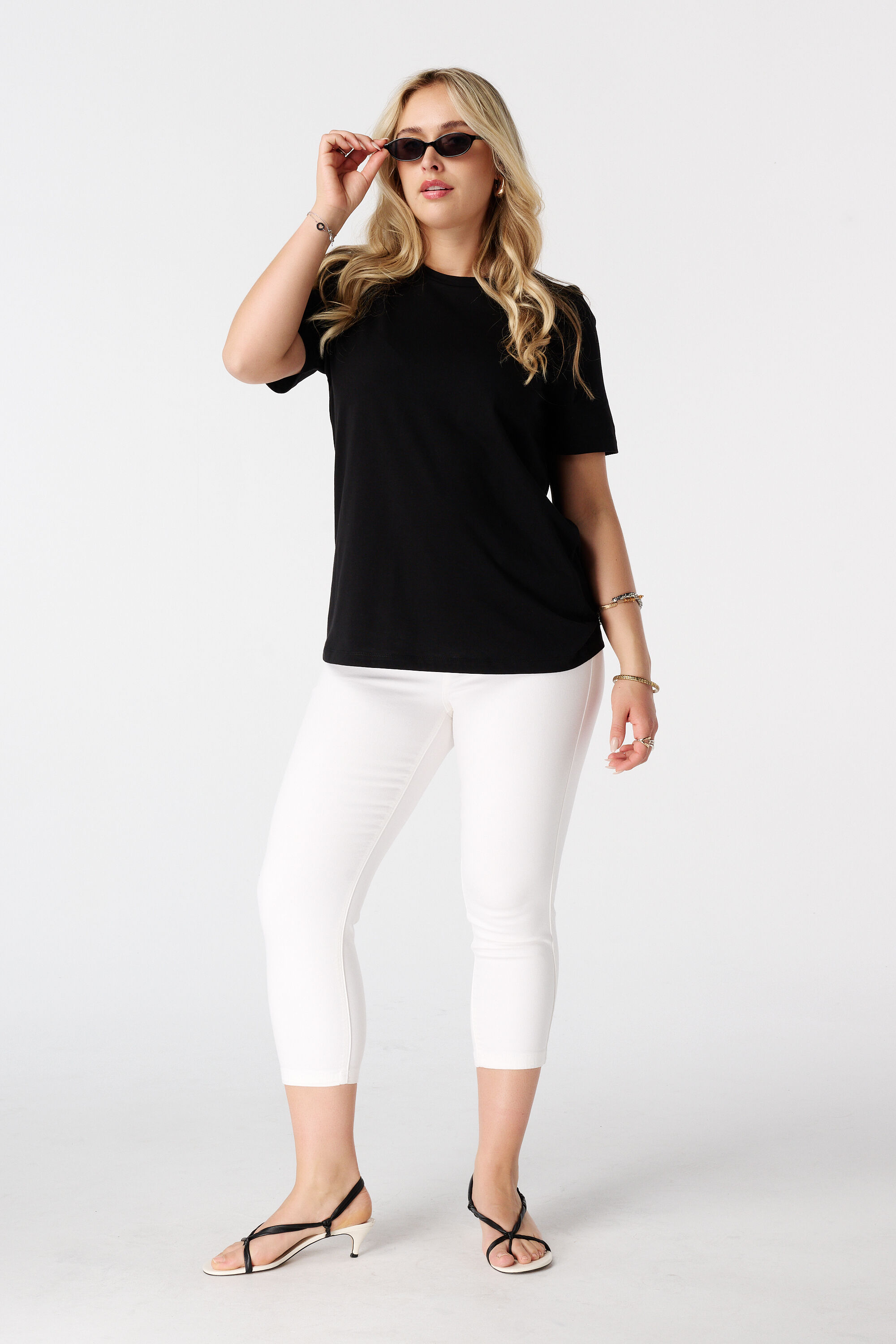 Tregging capri aspect denim
