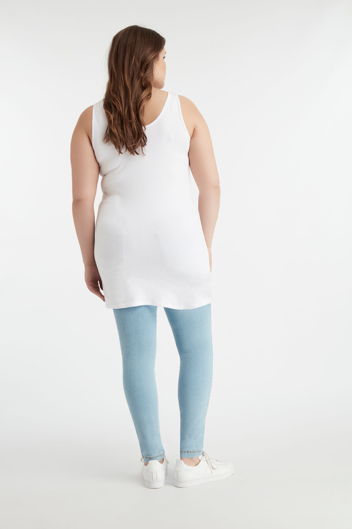 D&eacute;bardeur long en coton image number 4