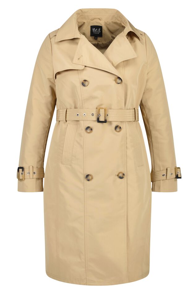 Trench-coat avec une ceinture  image number 1