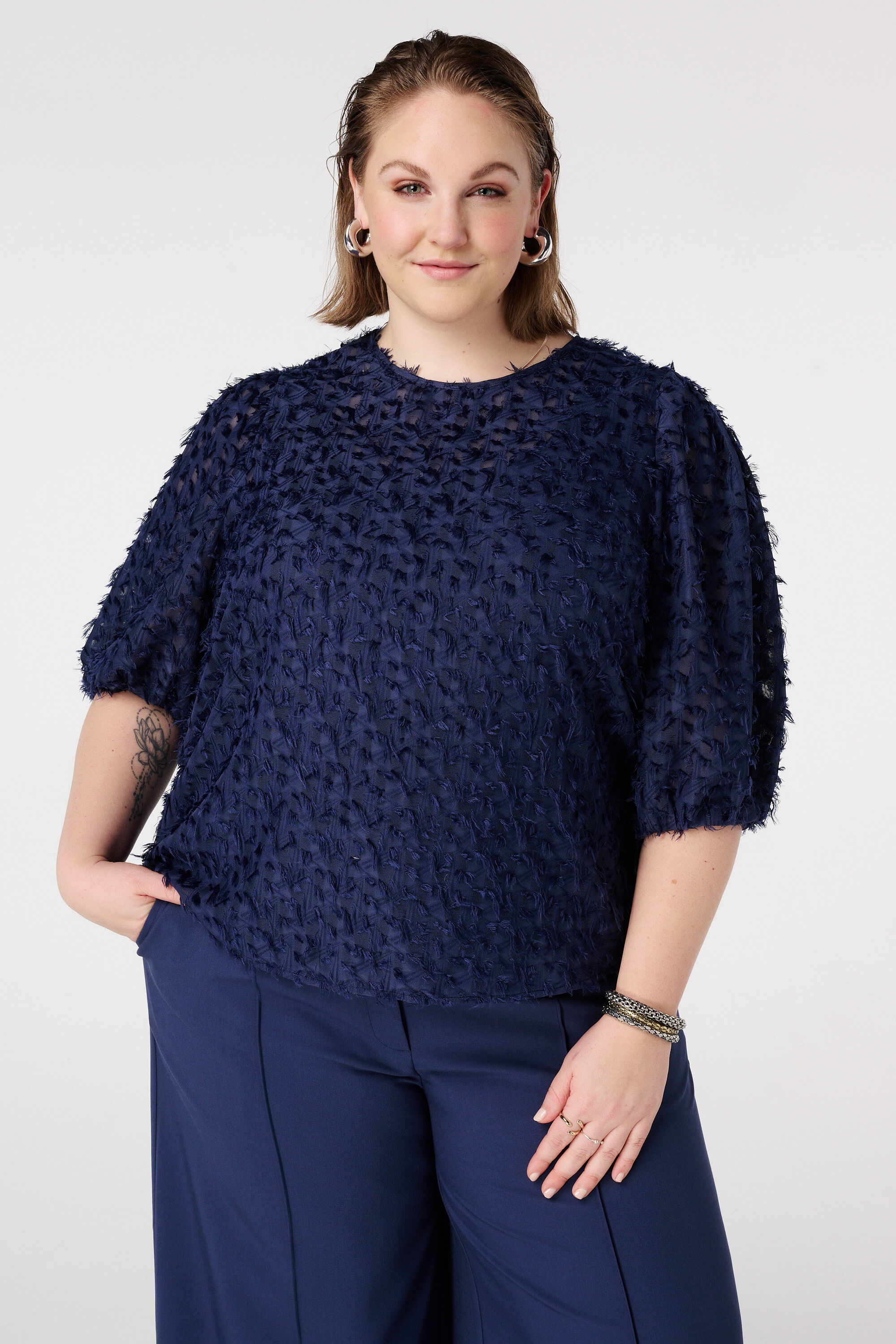 Blouse structur&eacute;e