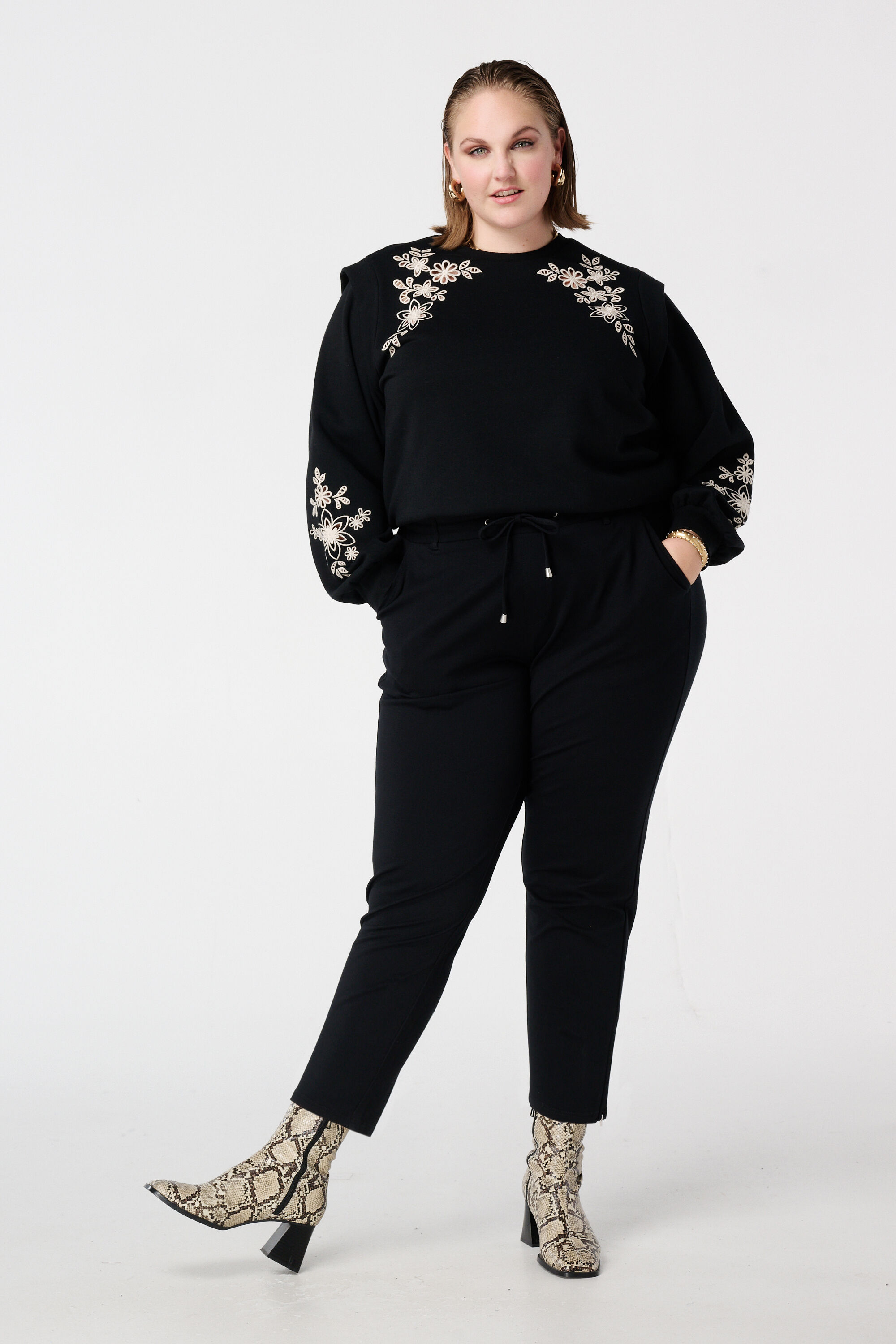 Pantalon &agrave; taille &eacute;lastique