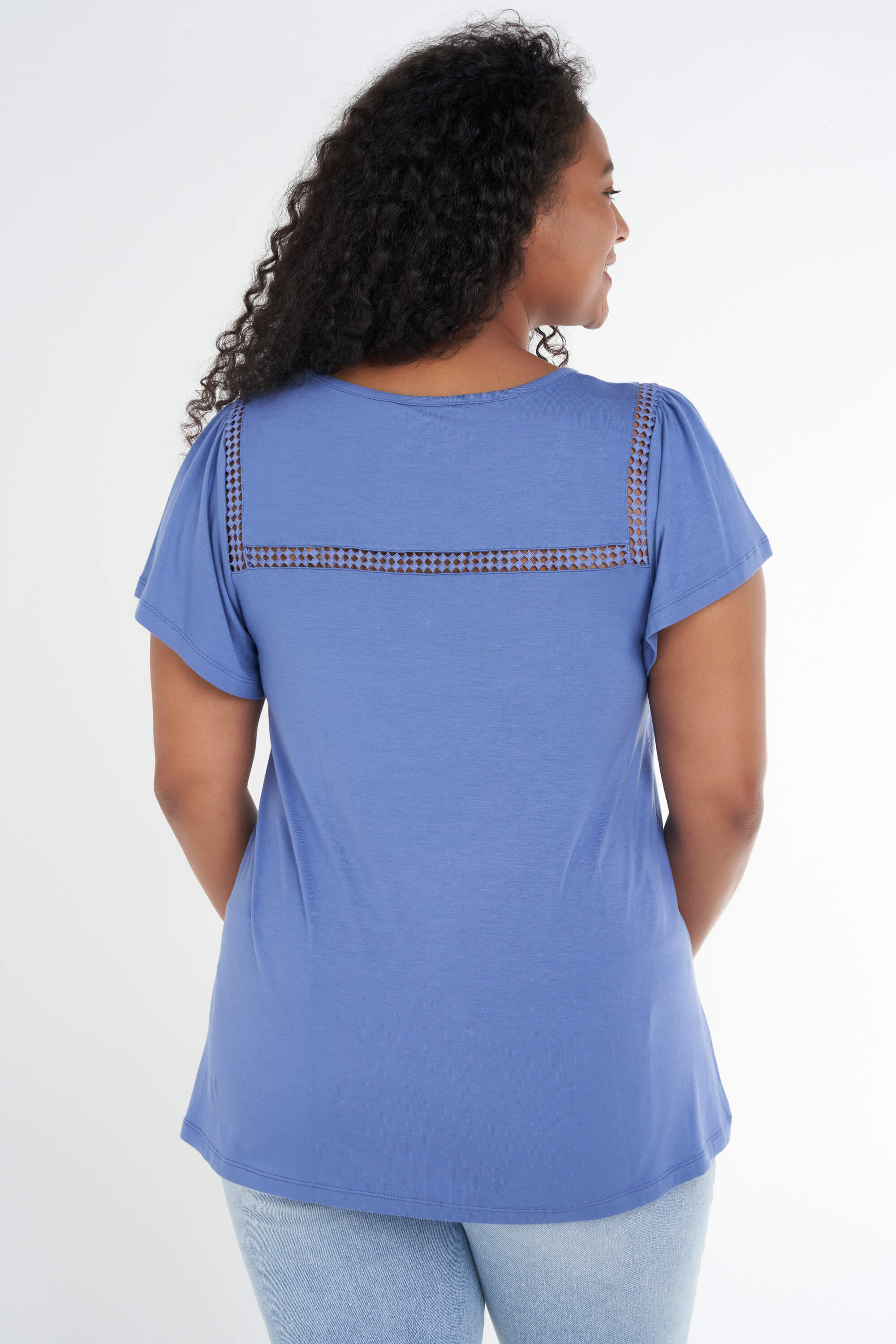 T-shirt aux manches &agrave; volants  image number 3