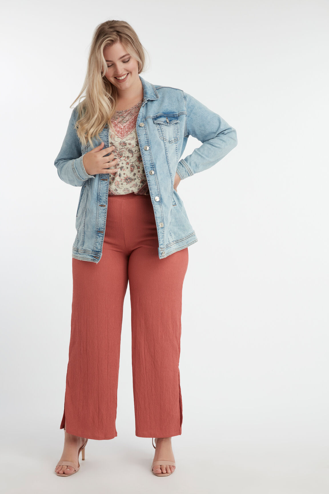 Veste en denim longue image number 3