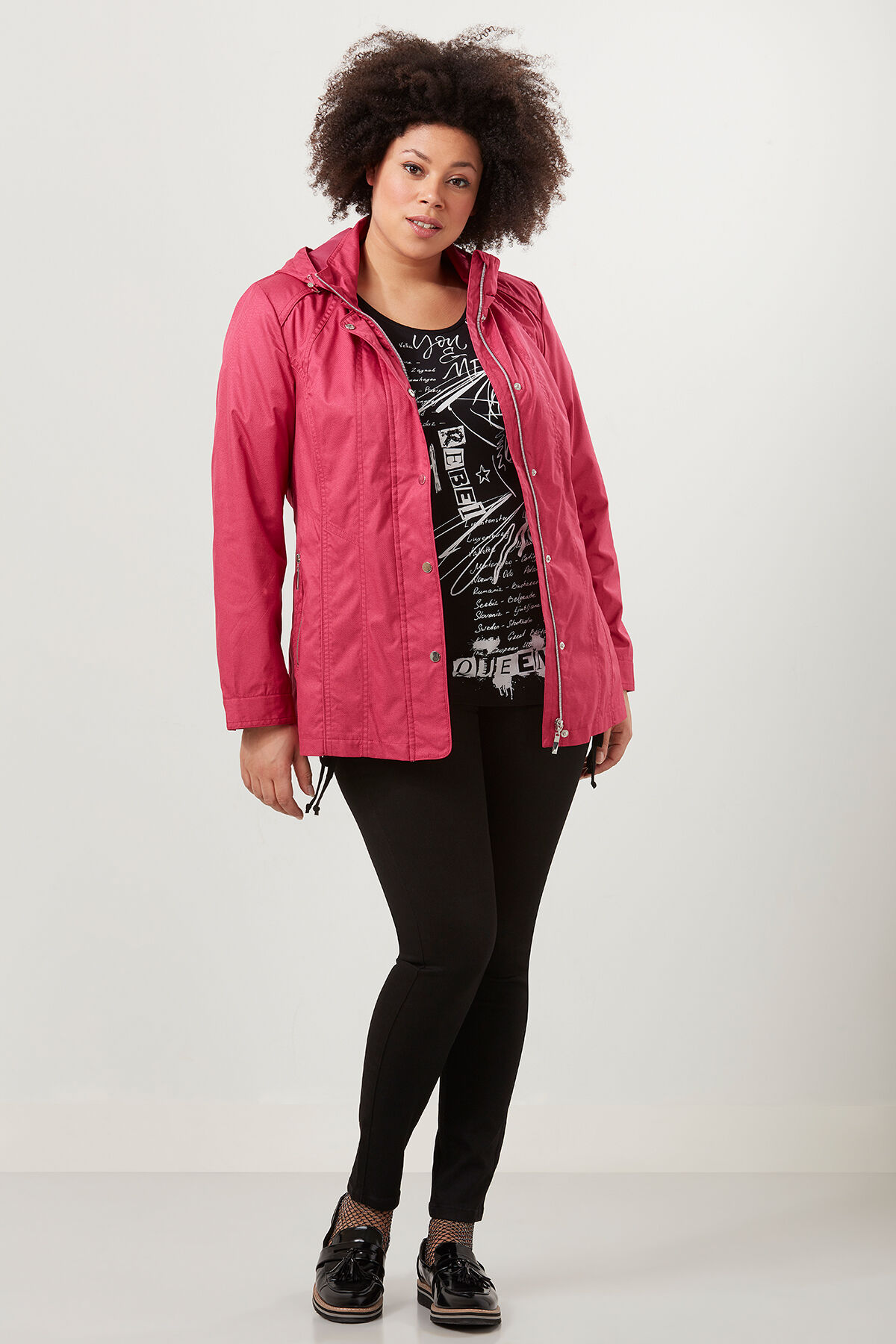 Manteau mi-saison avec capuche amovible image number 3