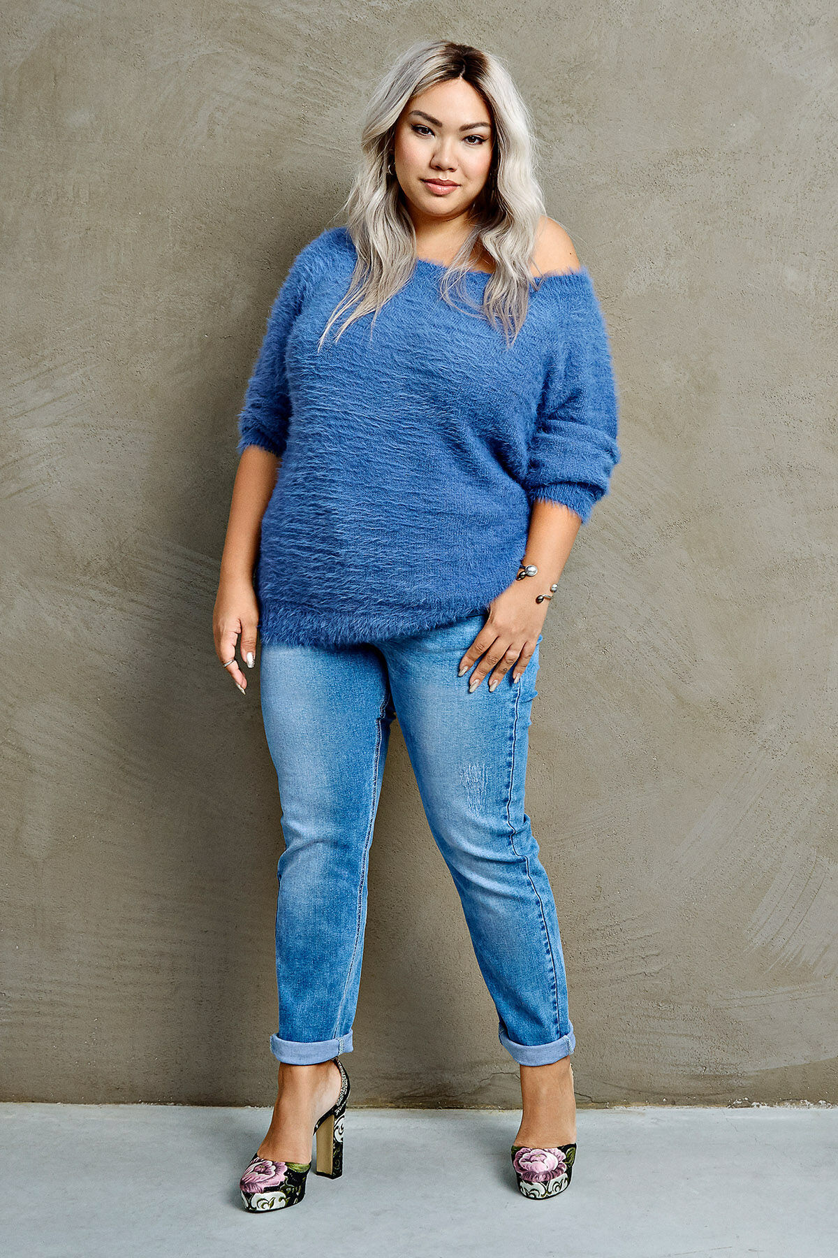 Pull-over &agrave; poils longs image number 4