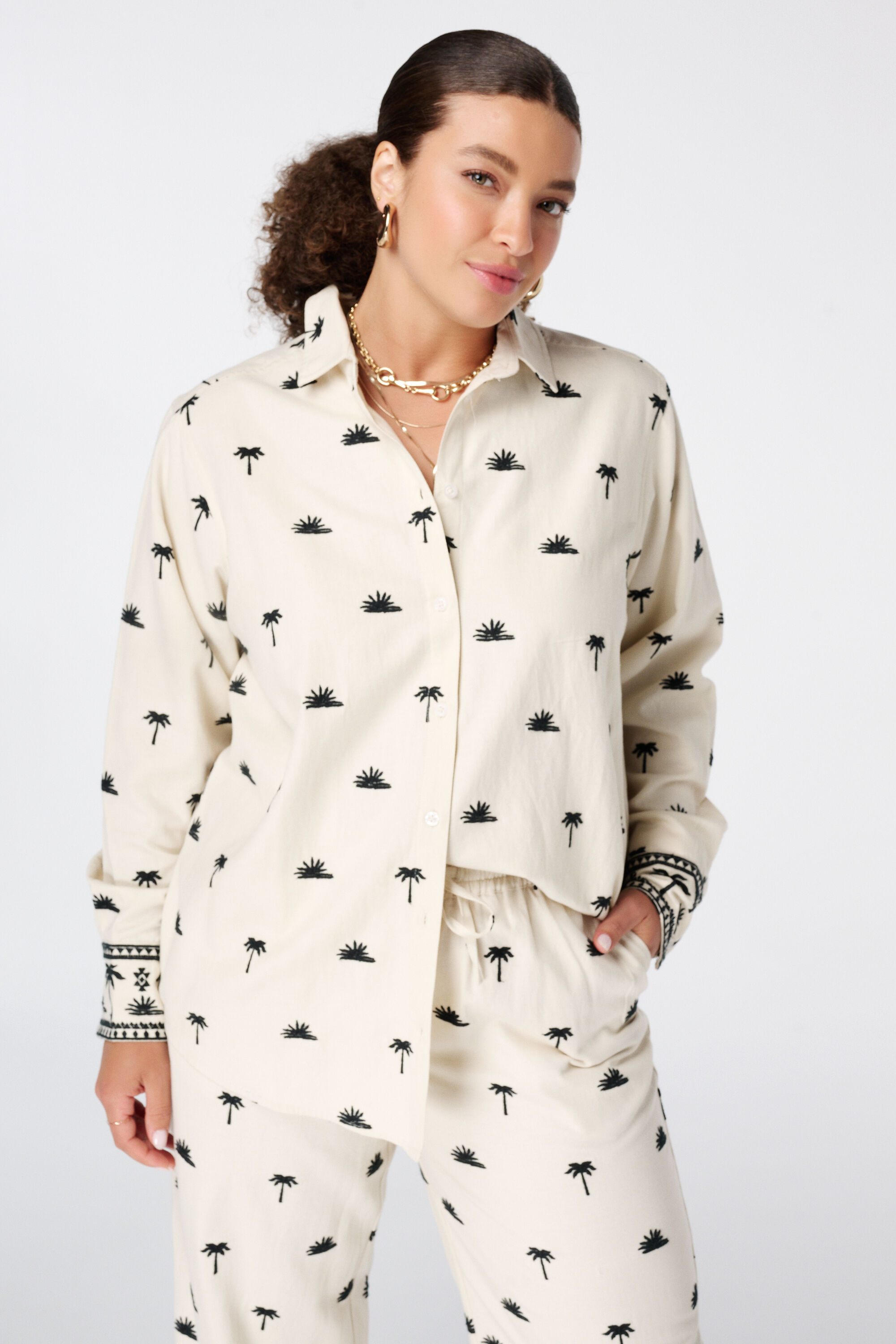 Blouse &agrave; imprim&eacute;