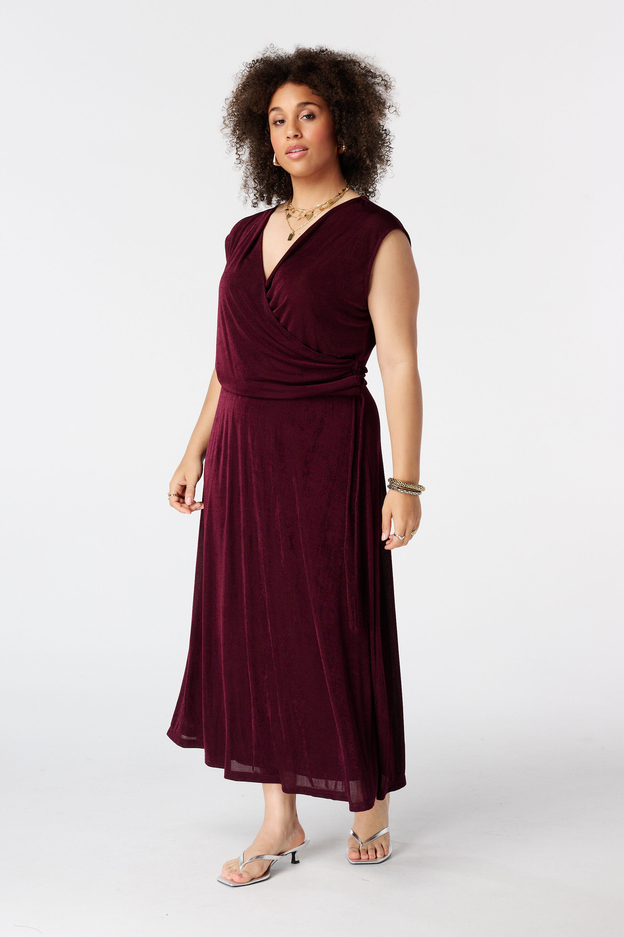 Robe avec effet cache c&oelig;ur