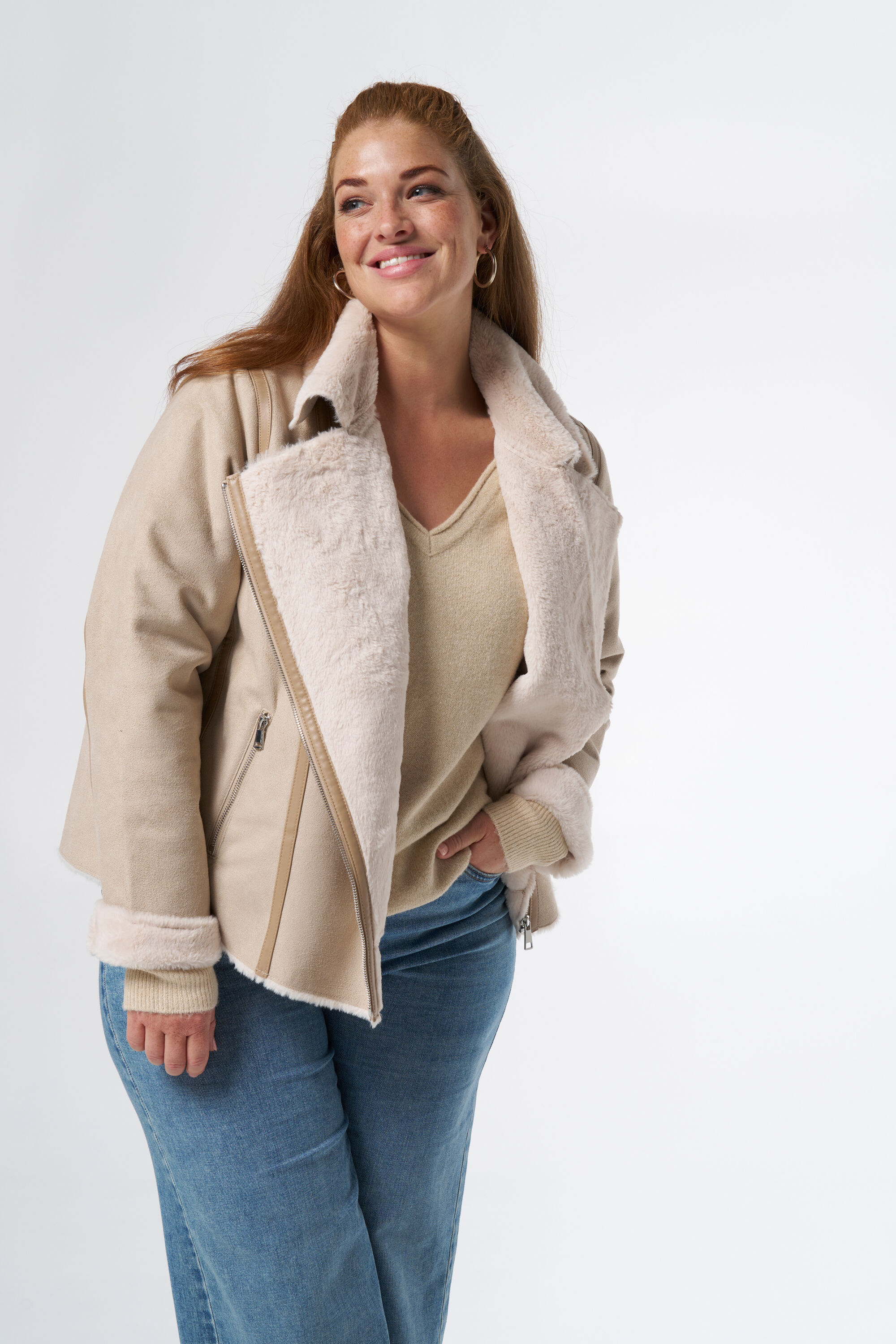 Veste motard daim femme shop