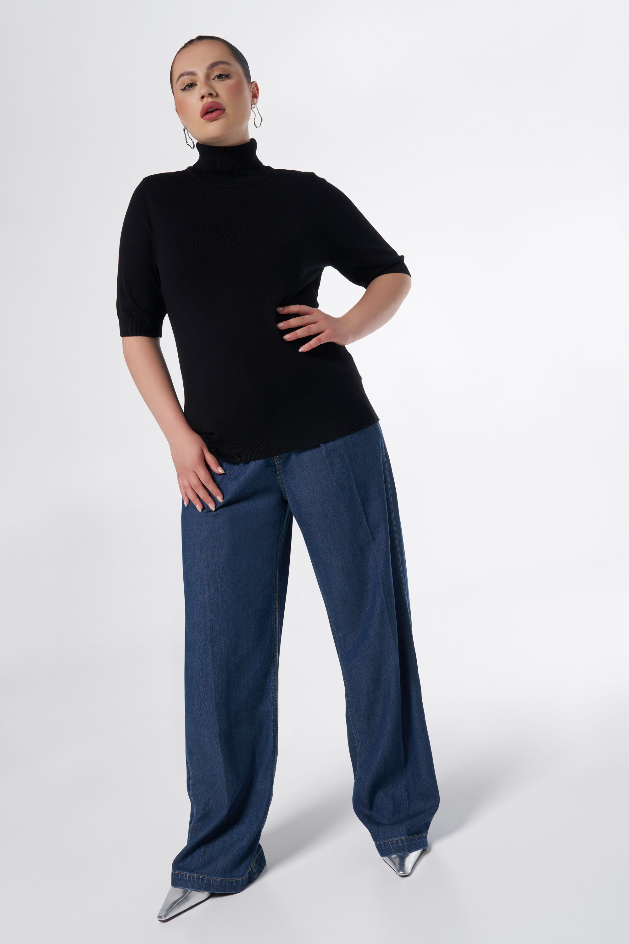 Pull &agrave; col roul&eacute; image number 5