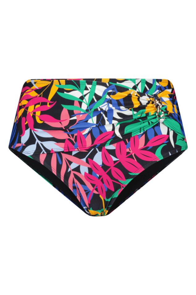 Bas de bikini avec croisement et détails métalliques image number 2