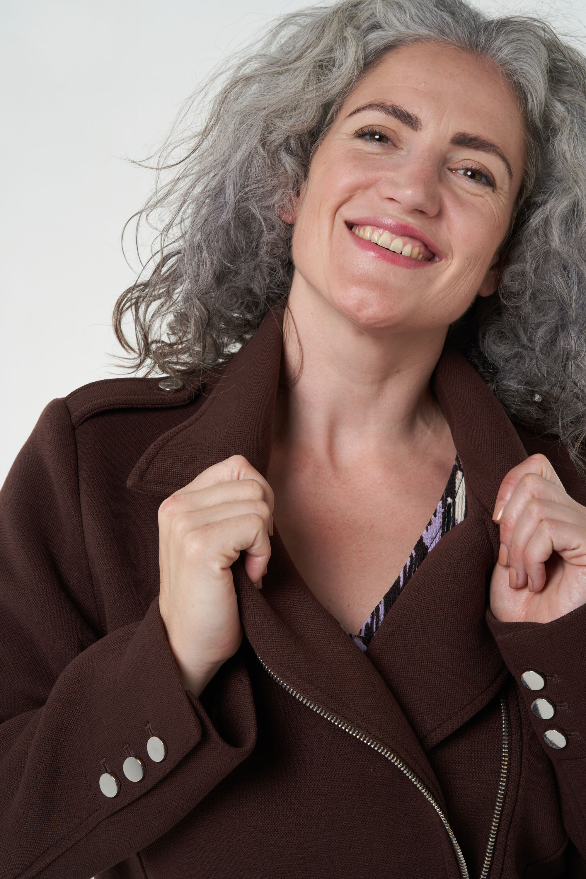 Veste doubl&eacute;e de style motard image number 7