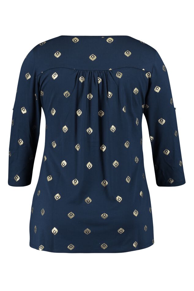 Haut à imprimé de feuilles  image number 2