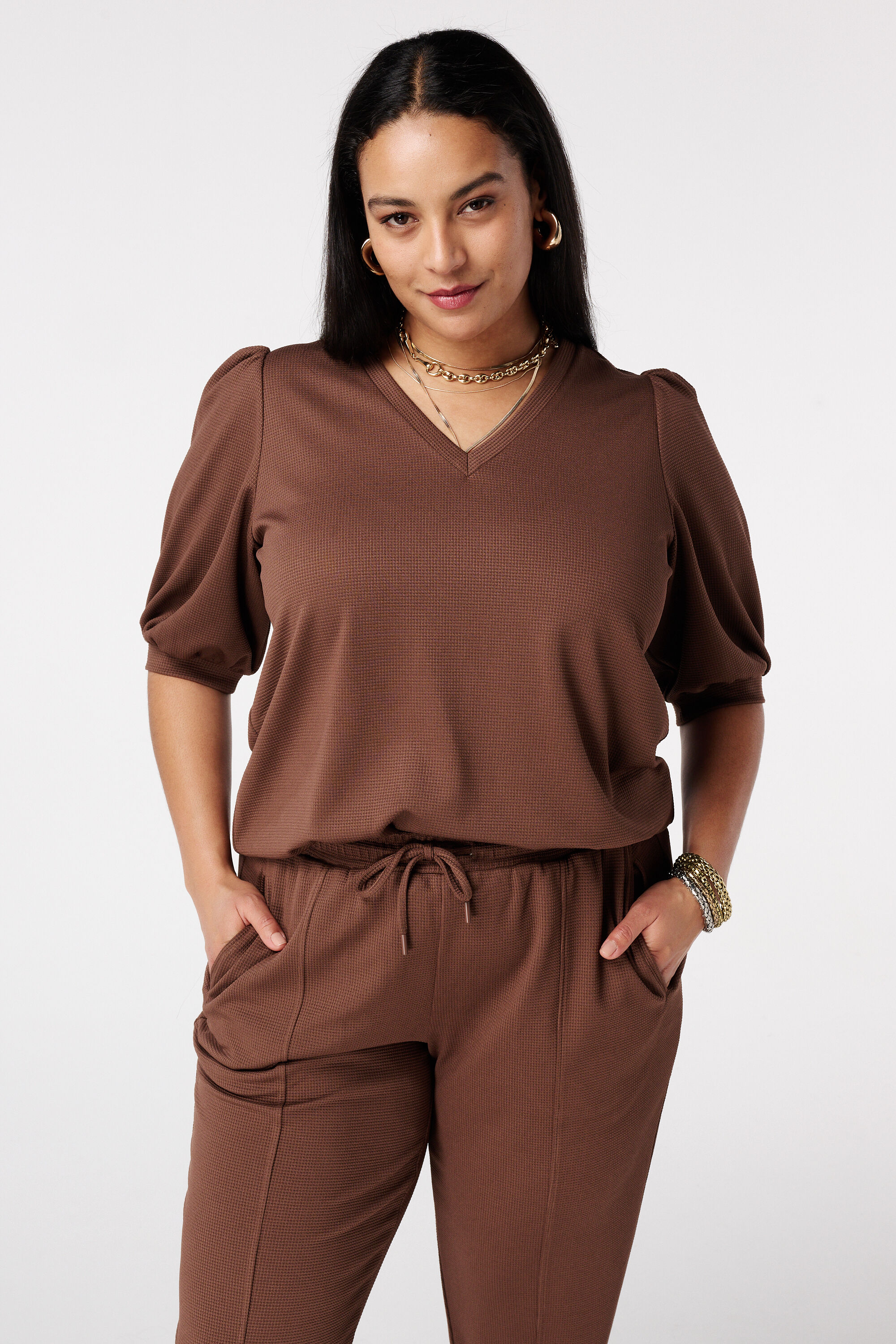 Top &agrave; manches bouffantes image number 0