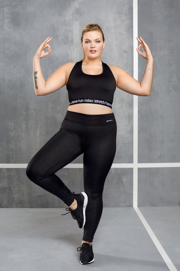 Legging de sport à imprimé léopard  image number 5