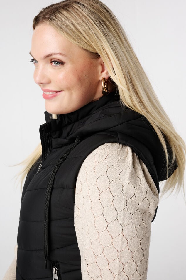 Gilet matelassé avec capuche image number 4