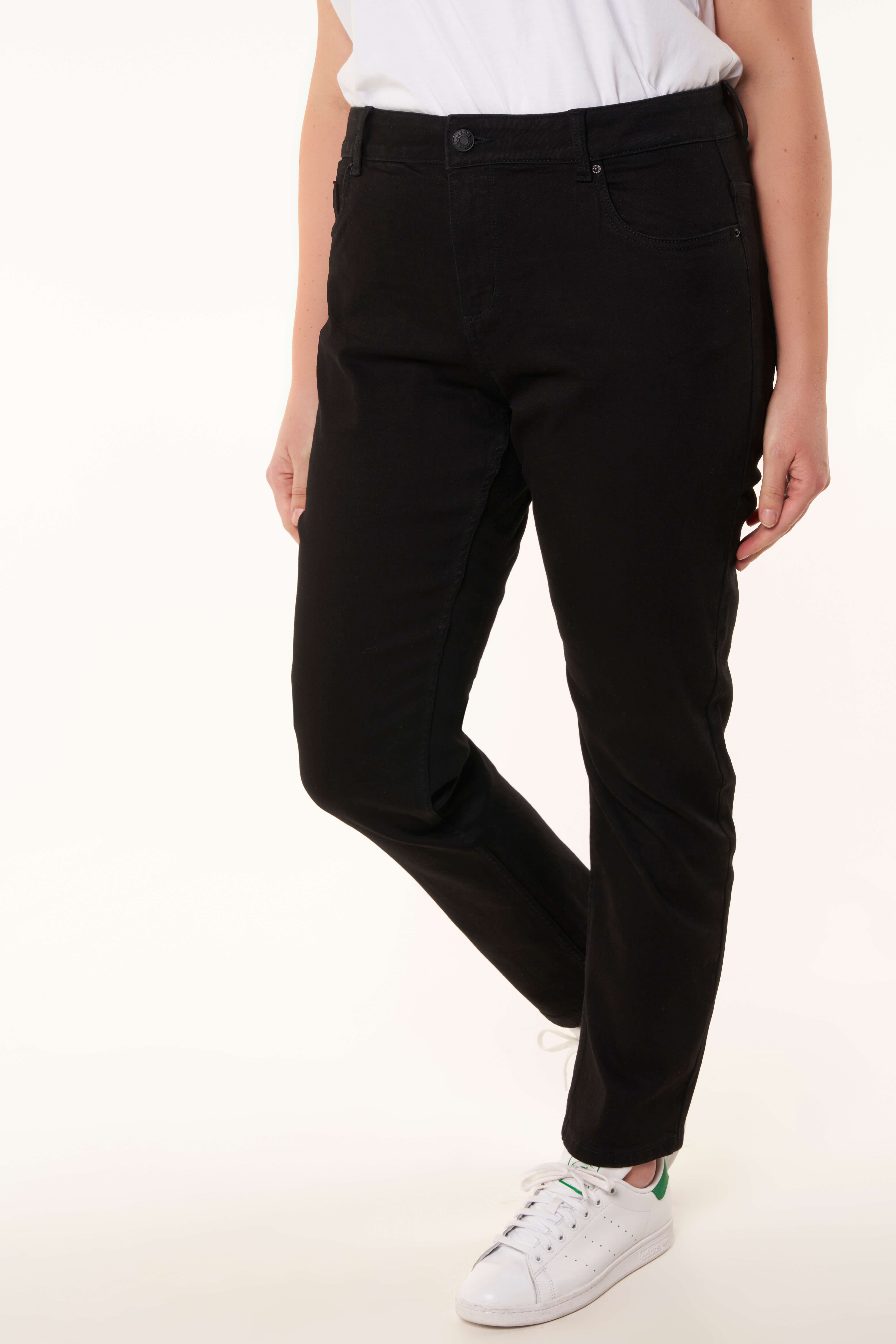 Jean &agrave; jambes amples ROSE image number 7