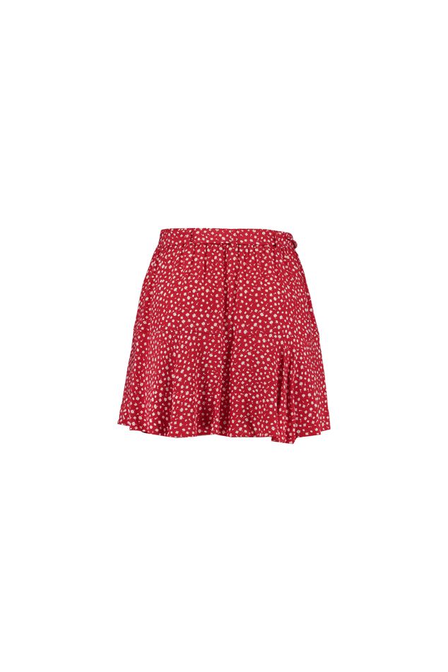 Jupe-short à ceinture nouée image number 2