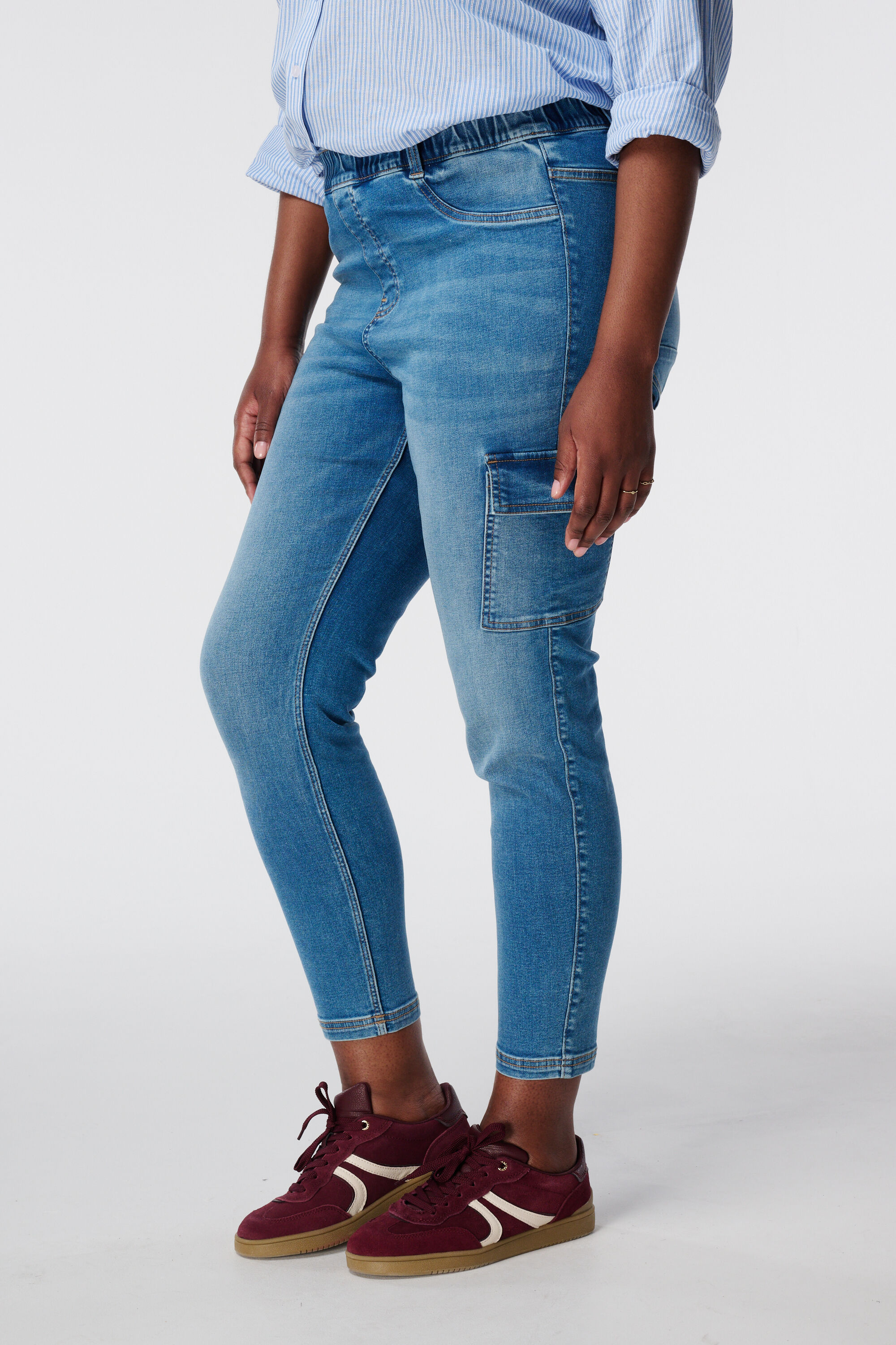 Tregging cargo &agrave; jambe skinny image number 5