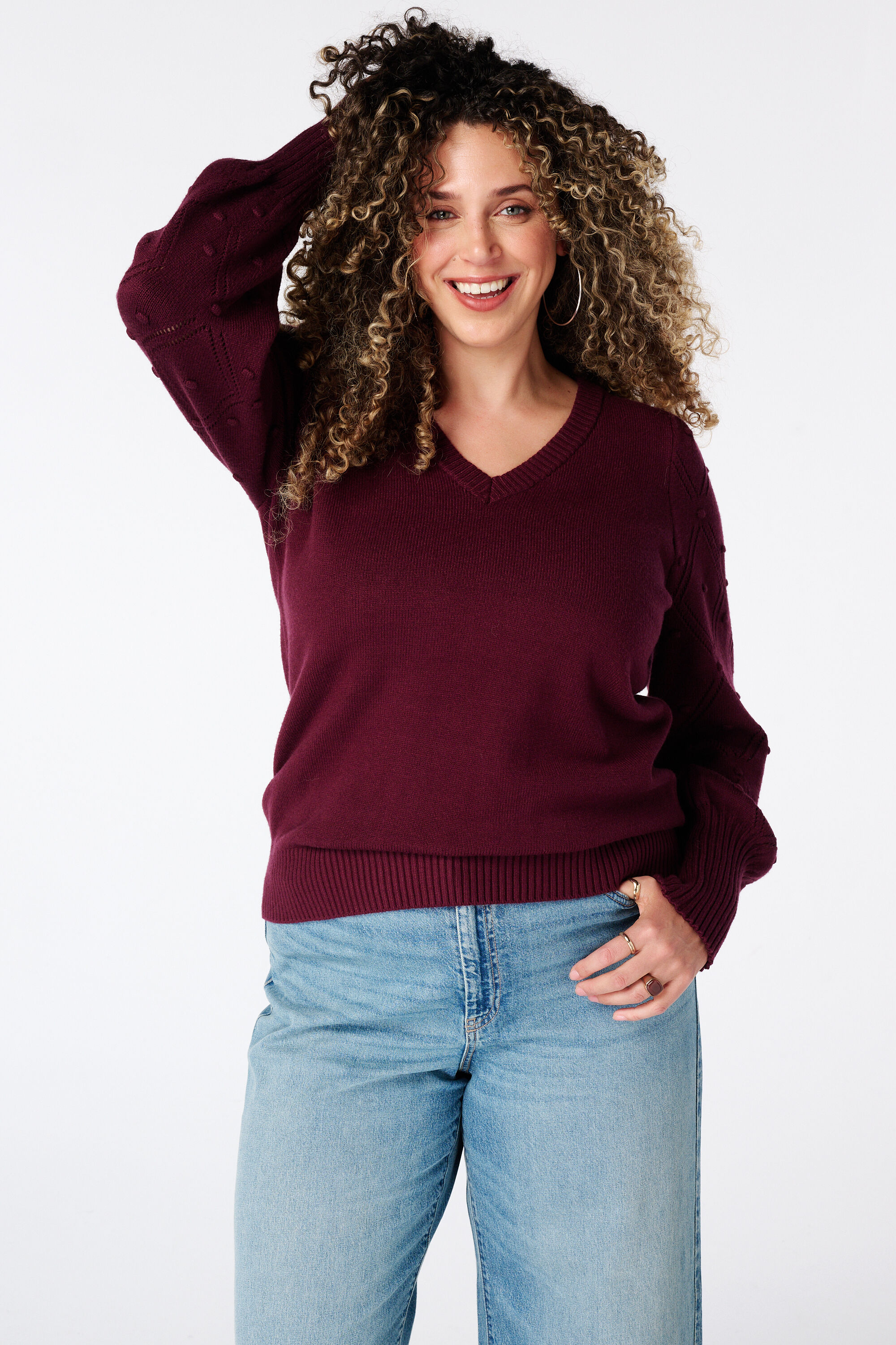 Pull &agrave; col V