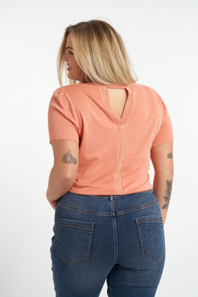 Jean à rayures scintillantes image number 3