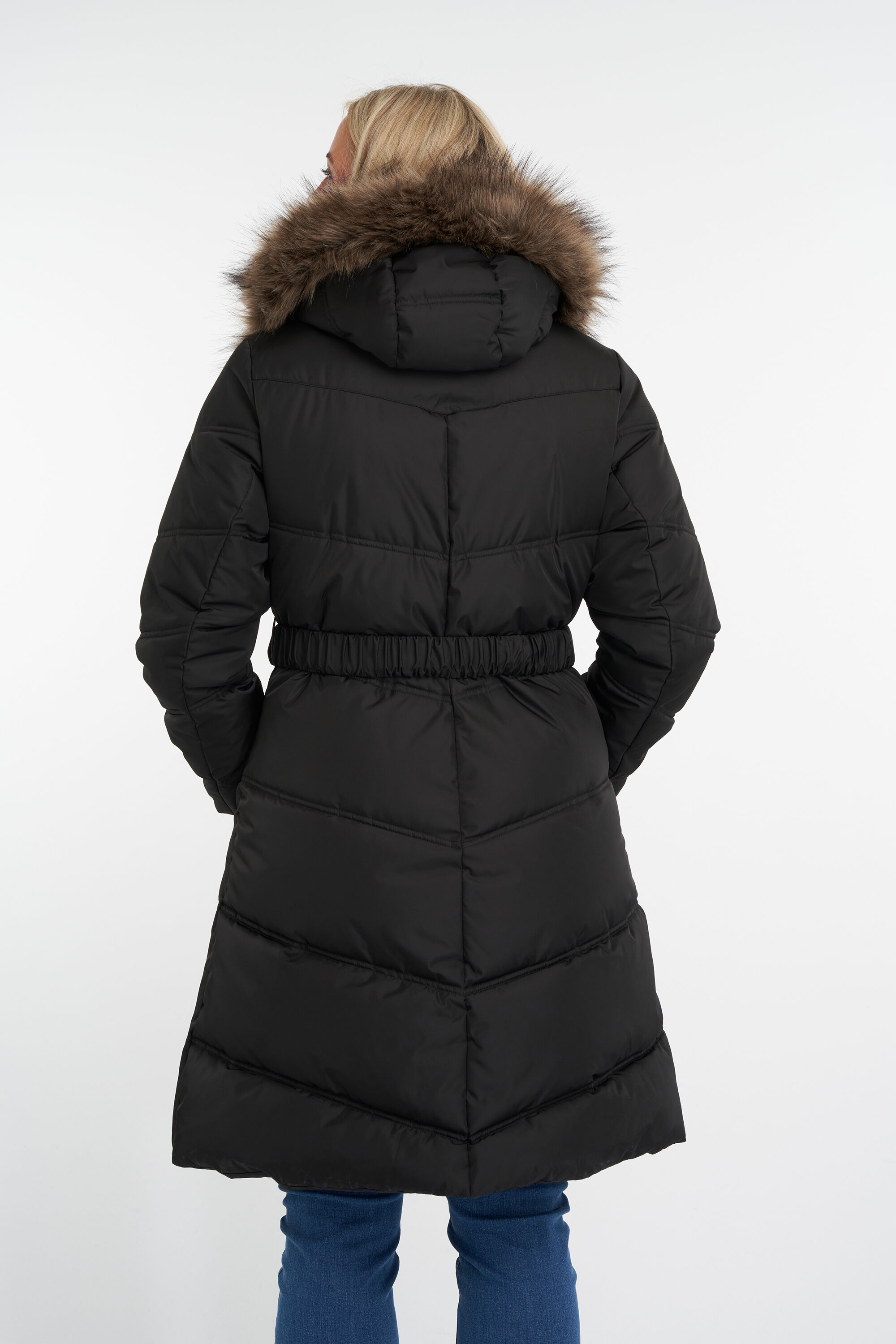 Veste matelass&eacute;e avec ceinture image number 4