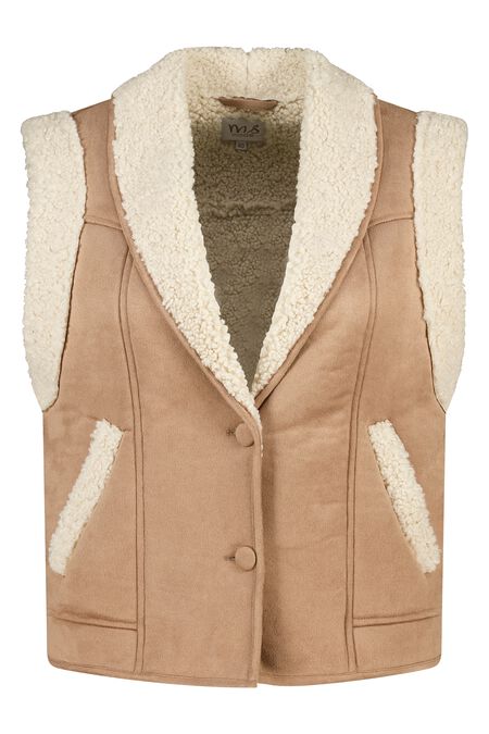 Gilet avec doublure teddy