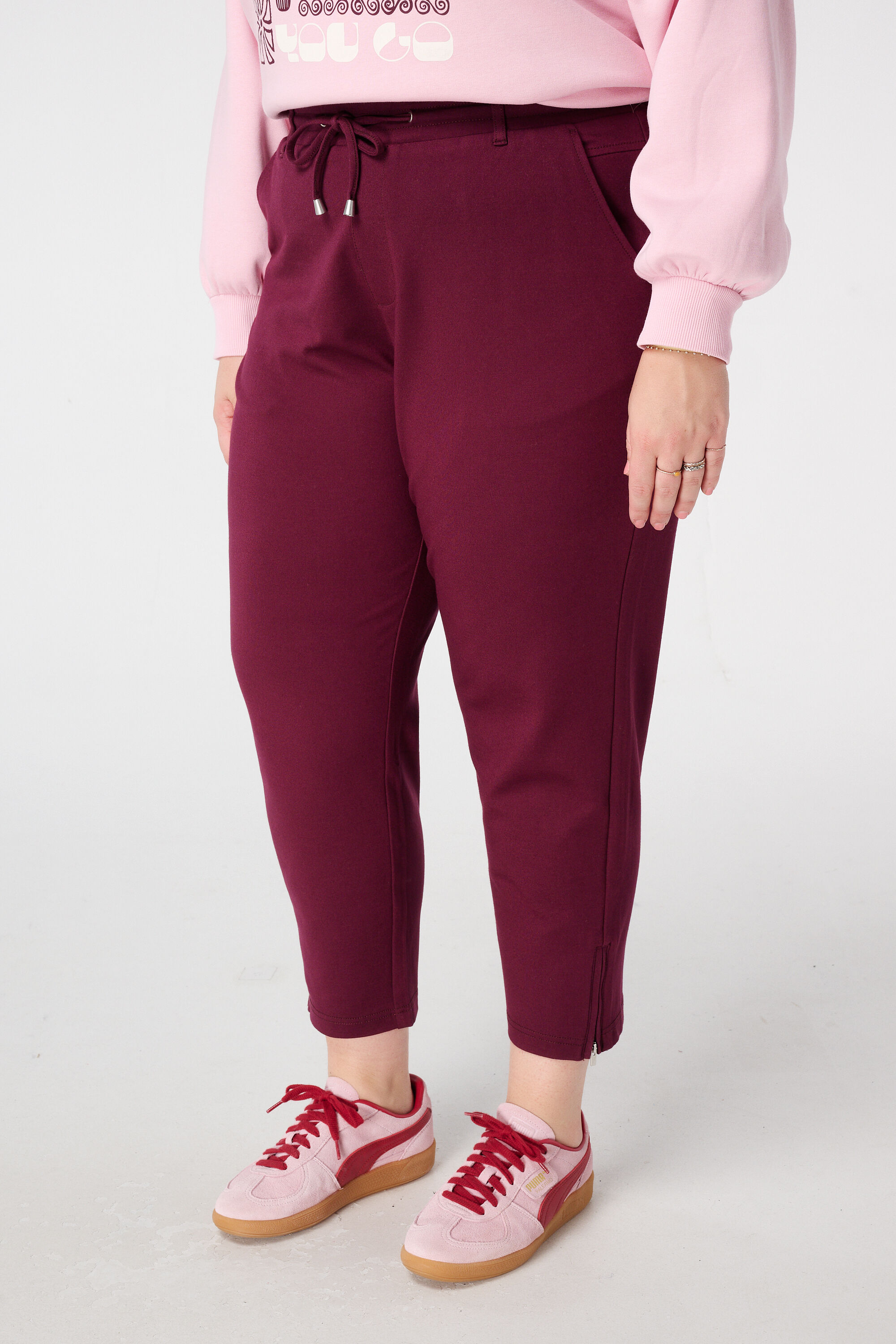 Pantalon &agrave; taille &eacute;lastique image number 5