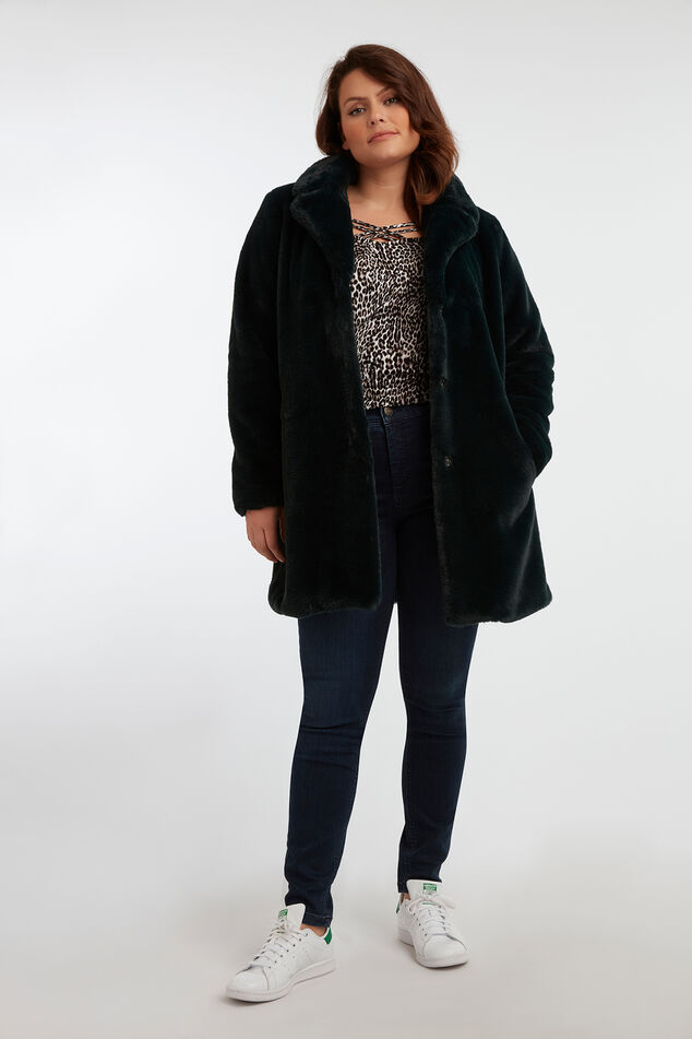 Manteau en fausse fourrure image number 0